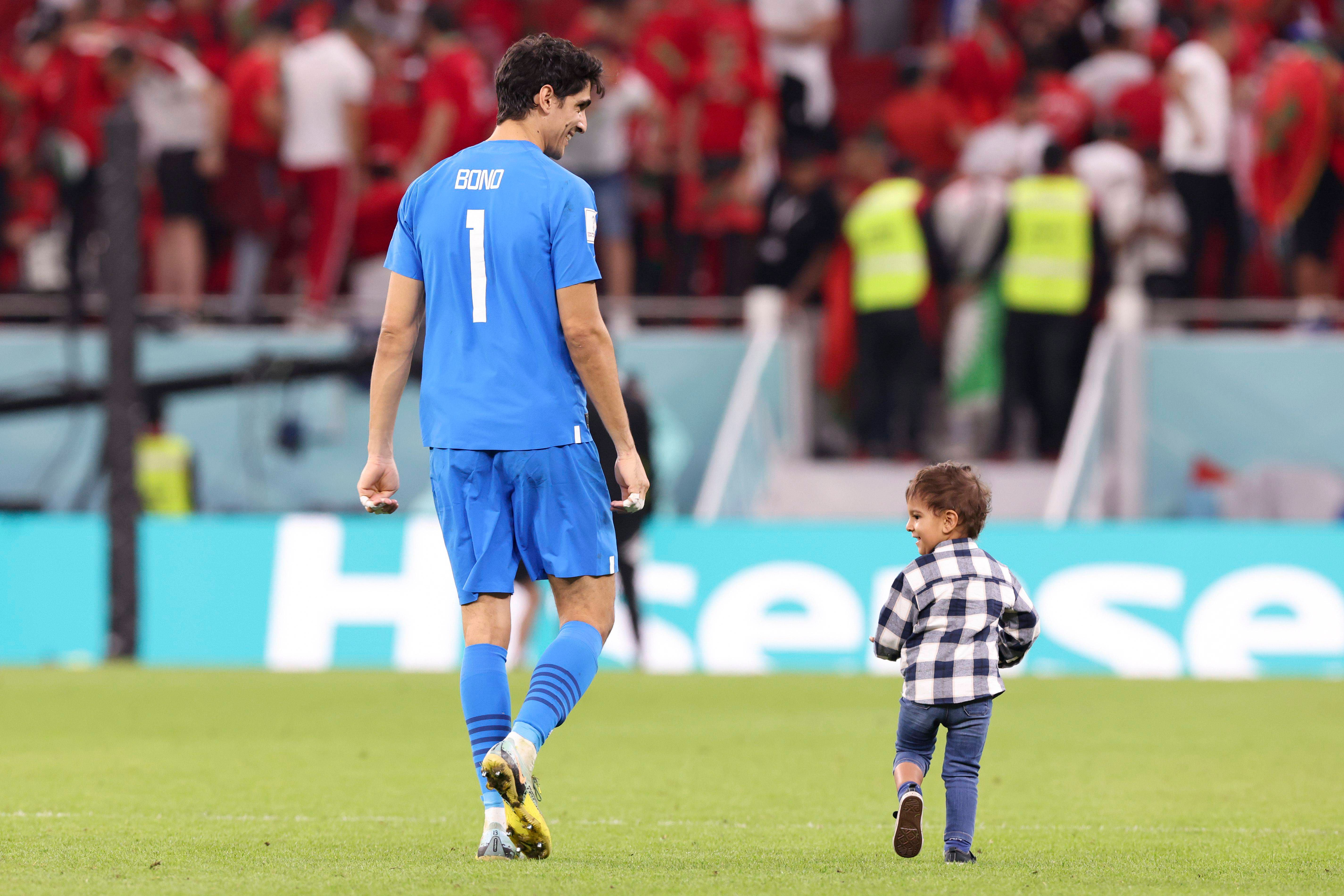 Bono, en el Marruecos-Portugal.