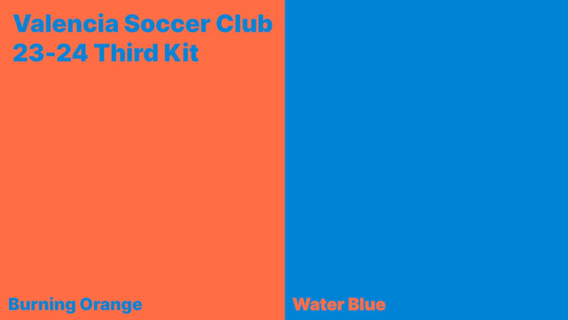 Tercera equipación del Valencia CF 2023-24