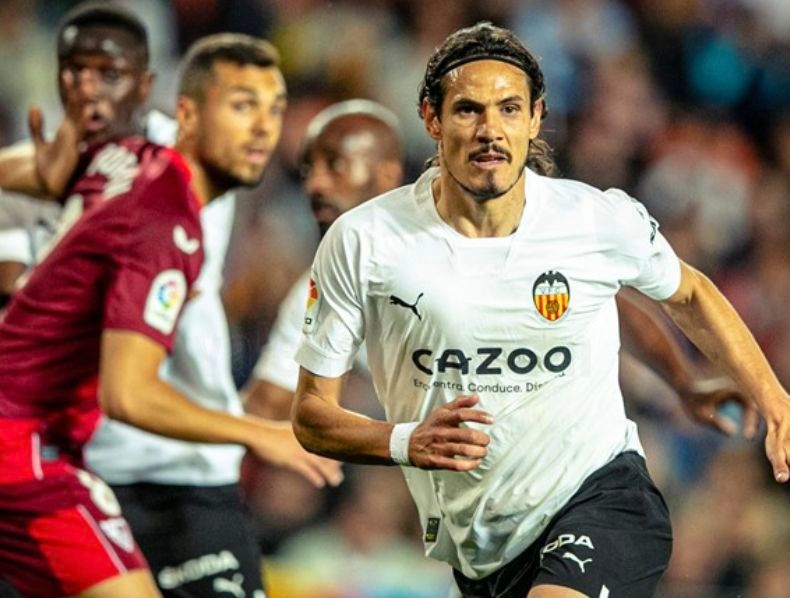 Cavani en Mestalla
