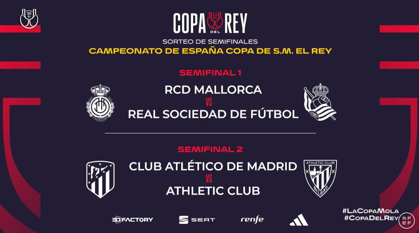 Las semifinales de la Copa del Rey 23/24. 