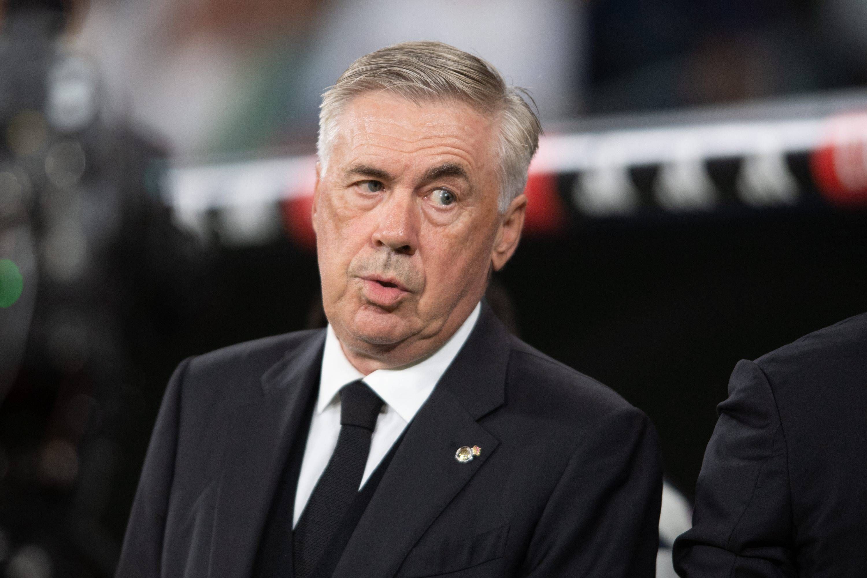 Carlo Ancelotti, en el Real Madrid-Real Sociedad (FOTO: Cordón Press).