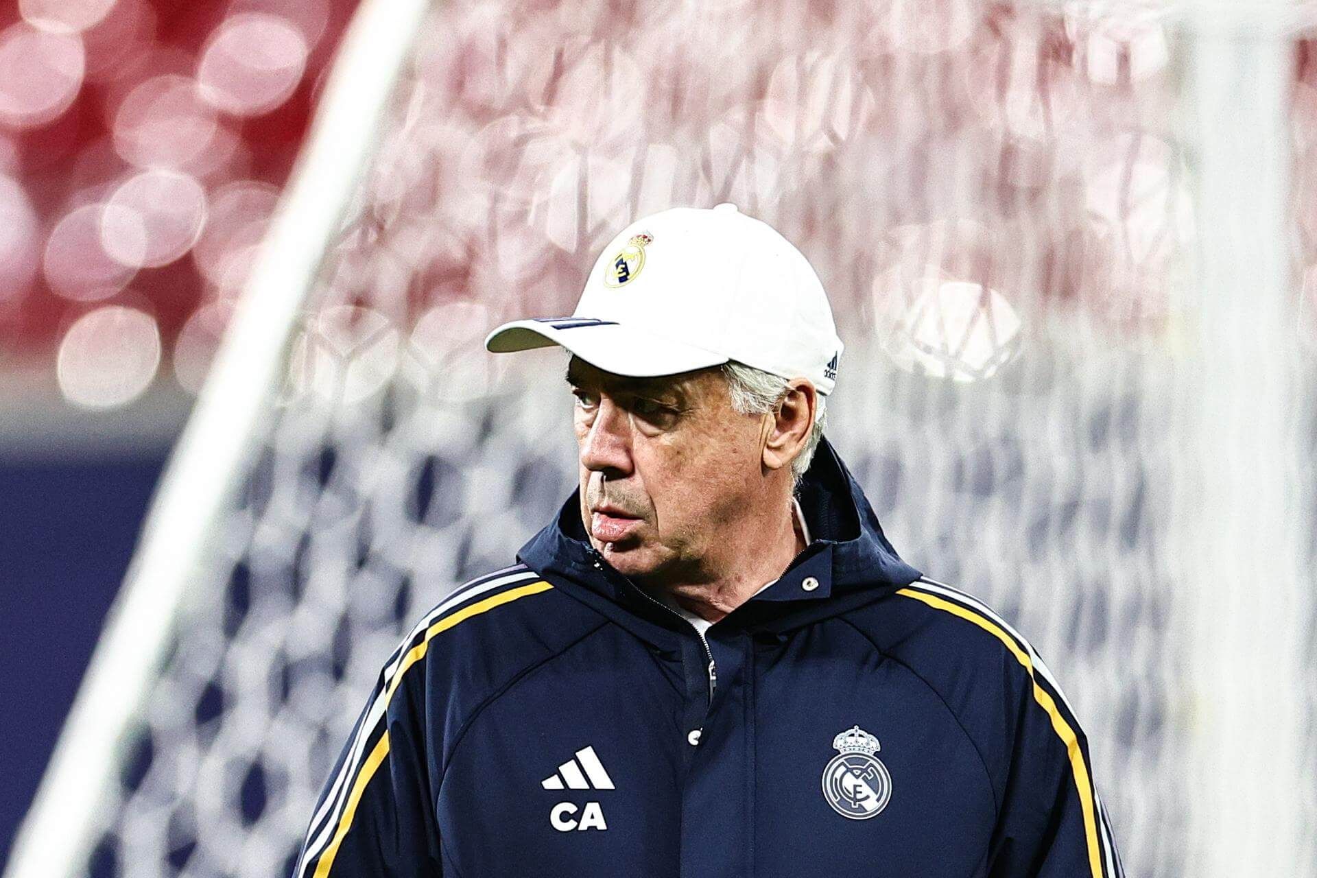  Carlo Ancelotti, en una sesión del Real Madrid.