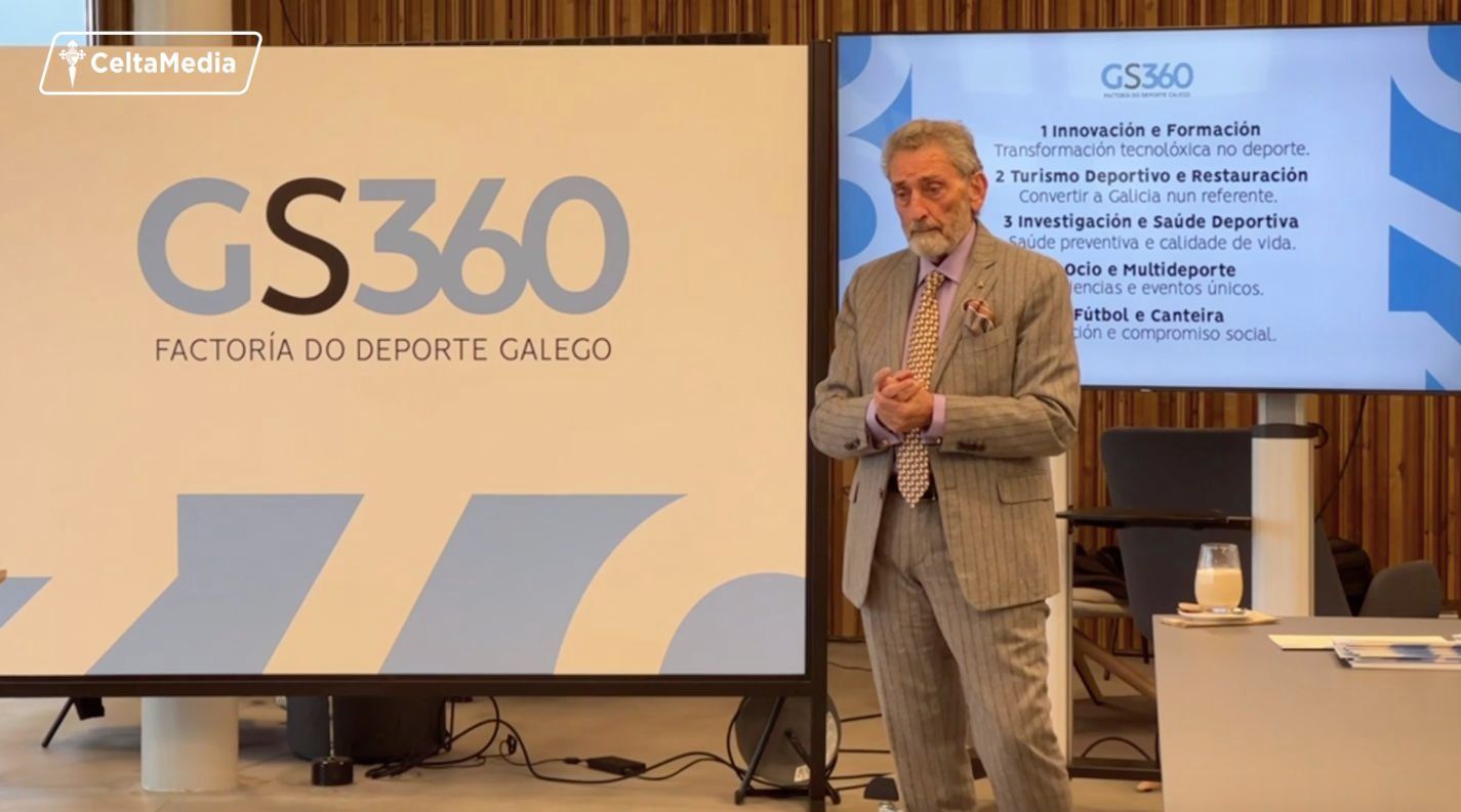  Carlos Mouriño presenta el proyecto GS360 en las instalaciones de Cidade Deportiva Afouteza.