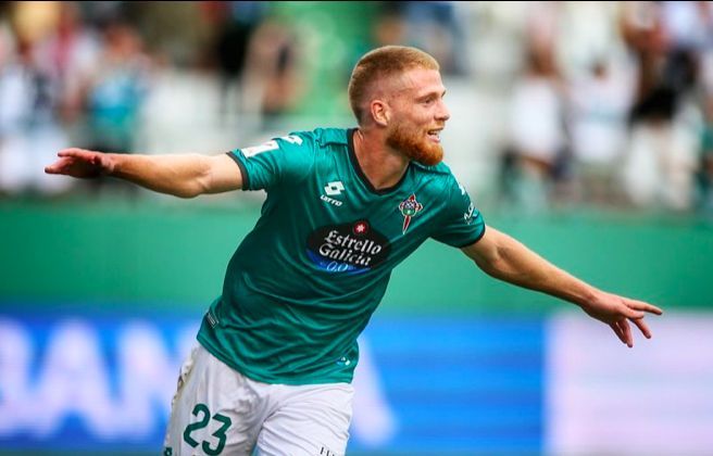  Carlos Vicente, jugador del Racing de Ferrol