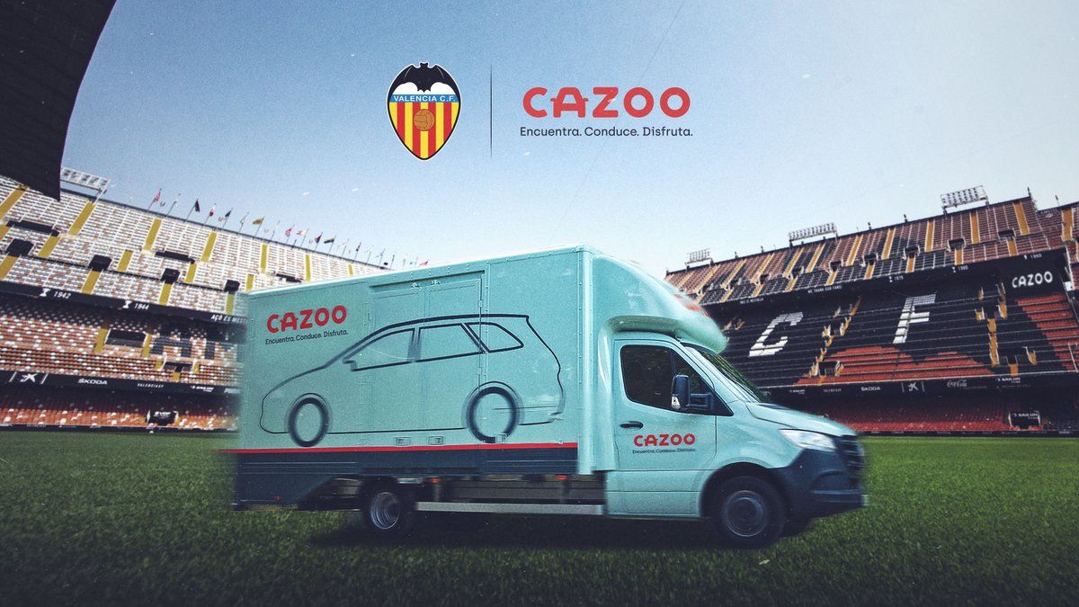 Cazoo es el nuevo main sponsor del Valencia CF