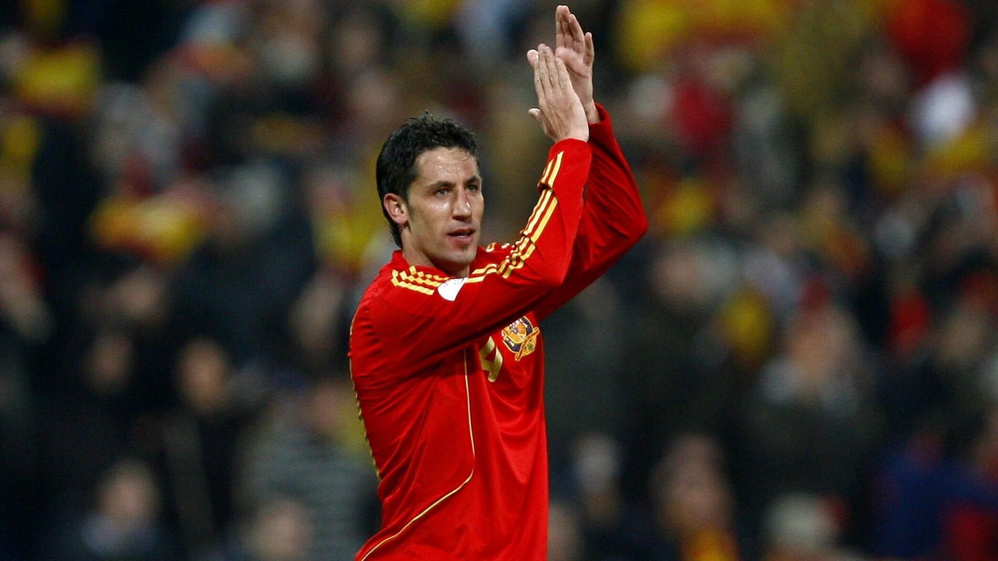  Joan Capdevila con la selección española de fútbol