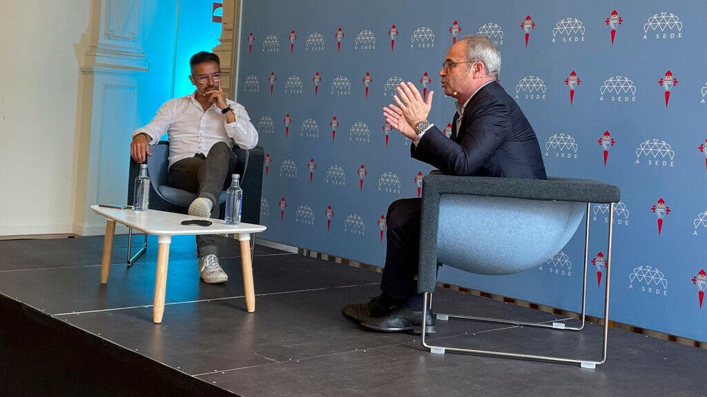 Luís Campos con Carlos Hugo García-Bayón.