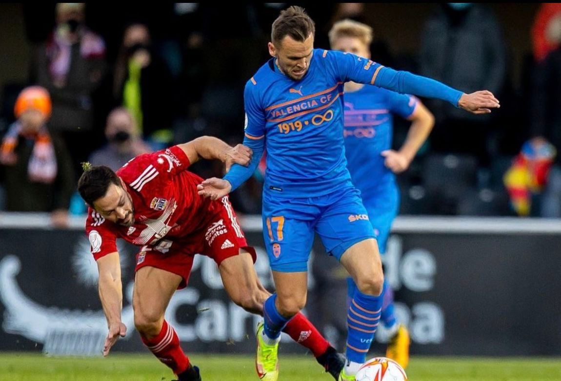 Cheryshev celebra un gol ante el Cartagena