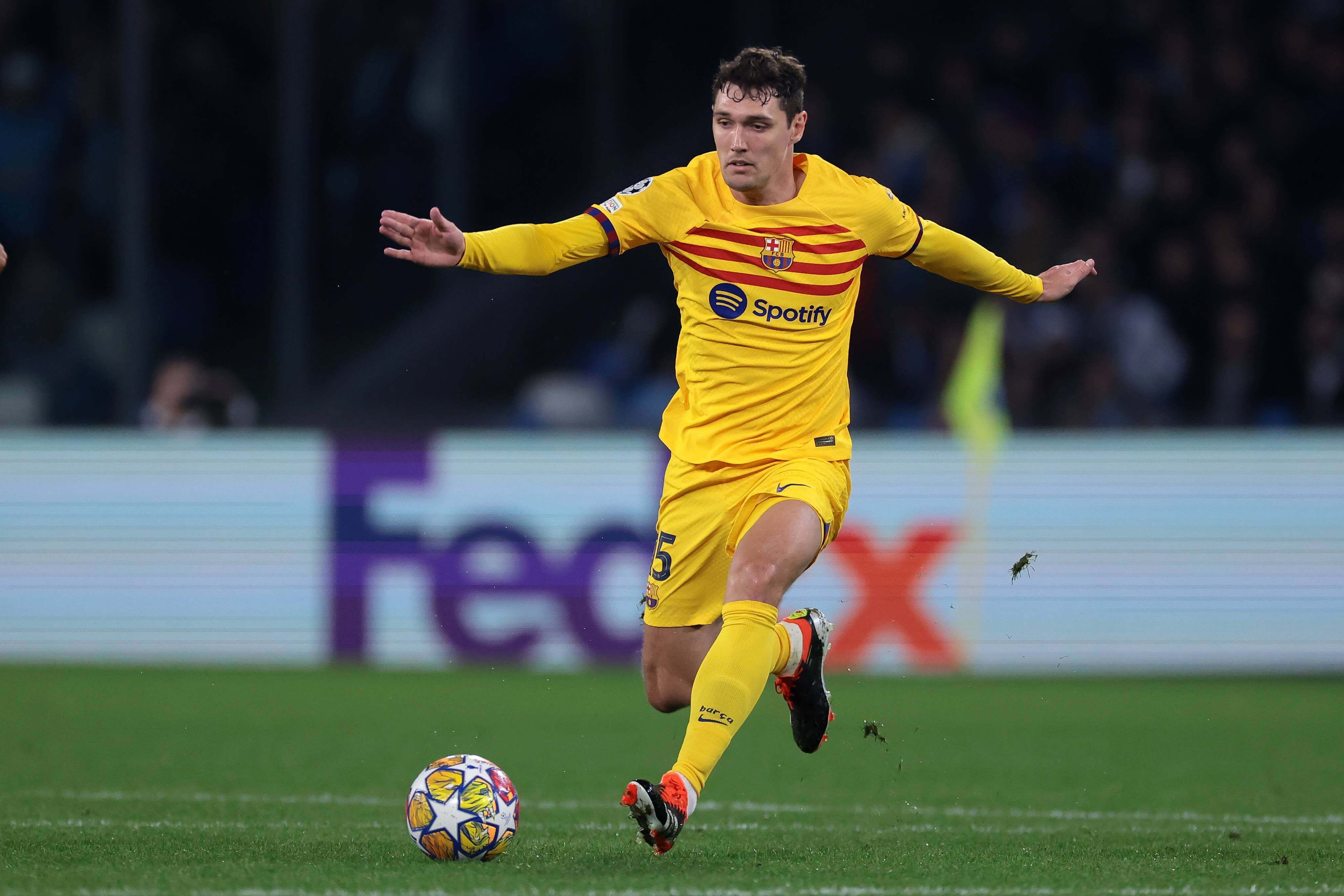  Andreas Christensen, en un partido con el FC Barcelona.