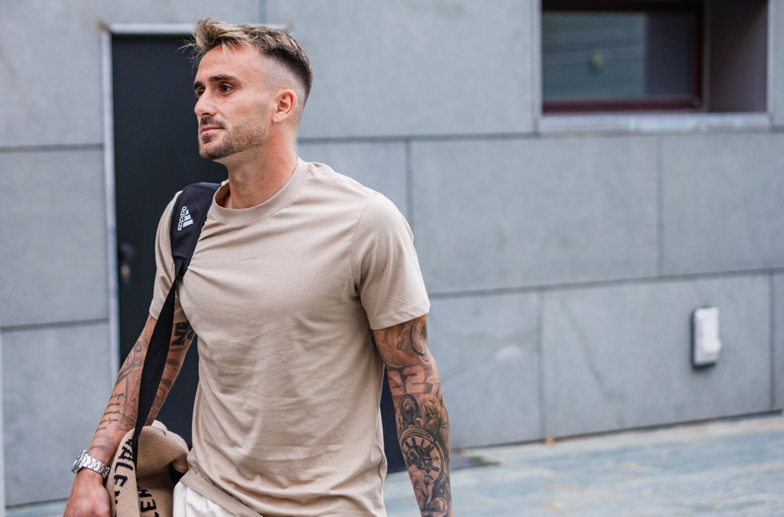 Aleix García, en su primera concentración con la selección.