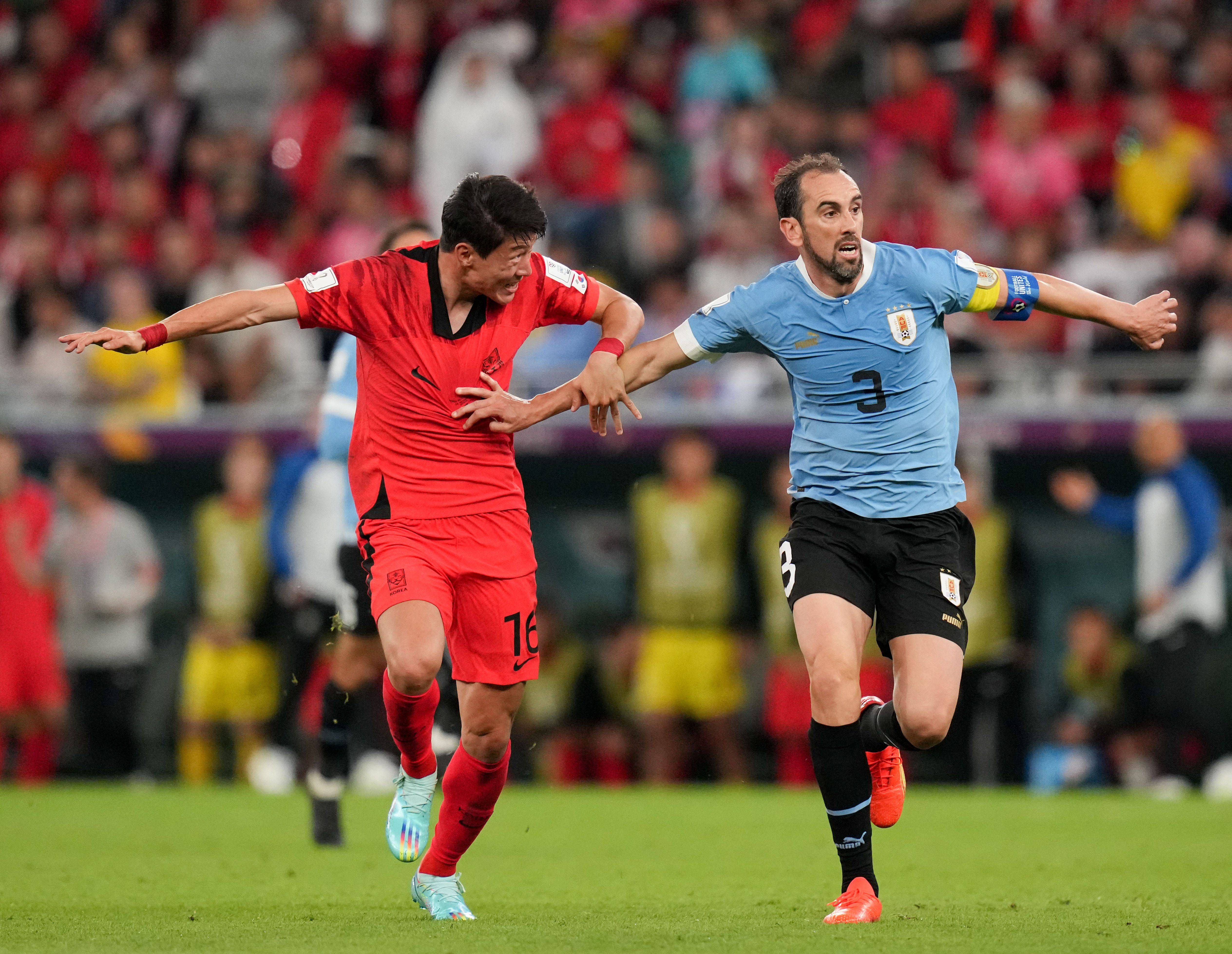  Corea del Sur - Uruguay en el Mundial.