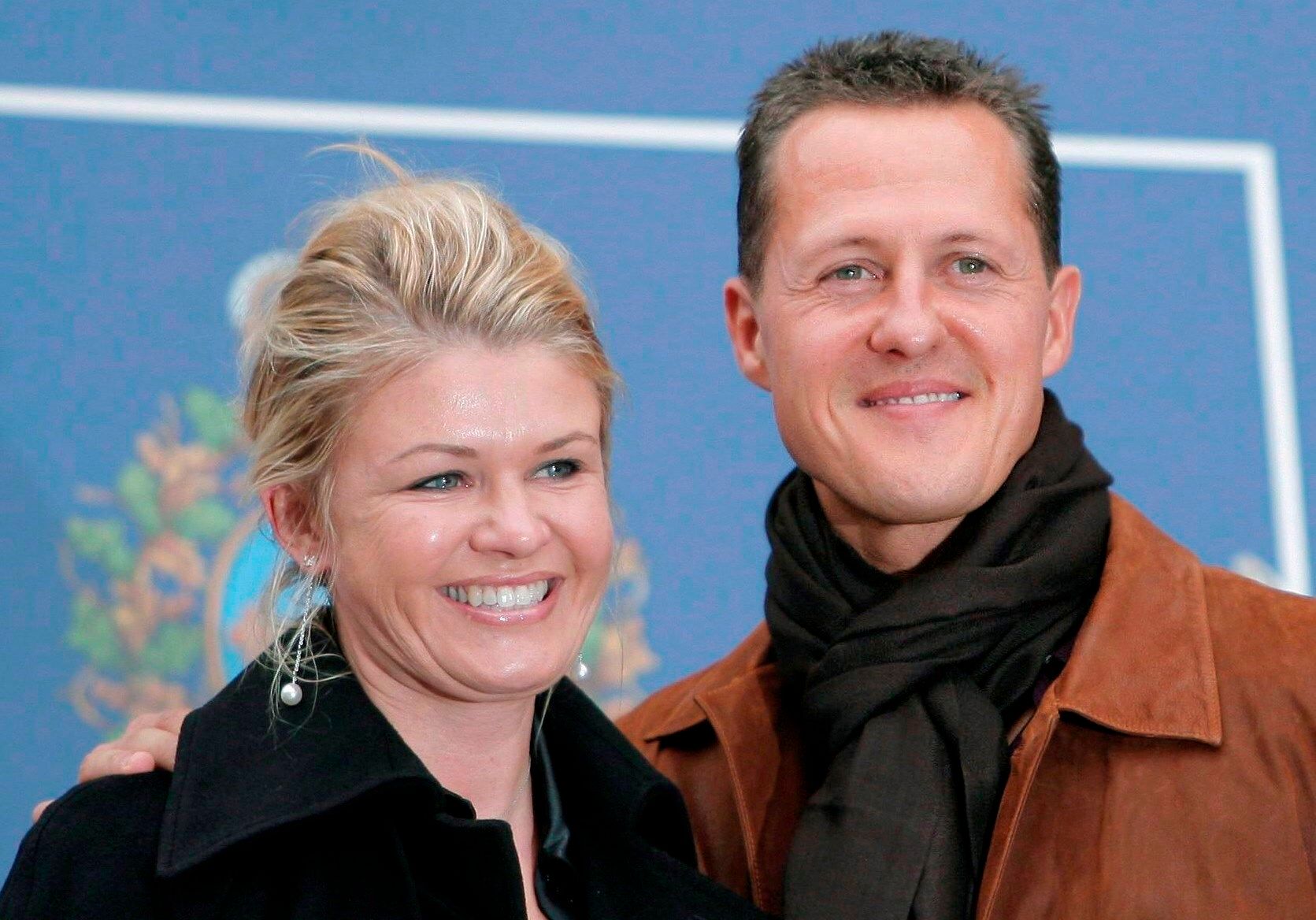  Michael Schumacher y su esposa Corinna.