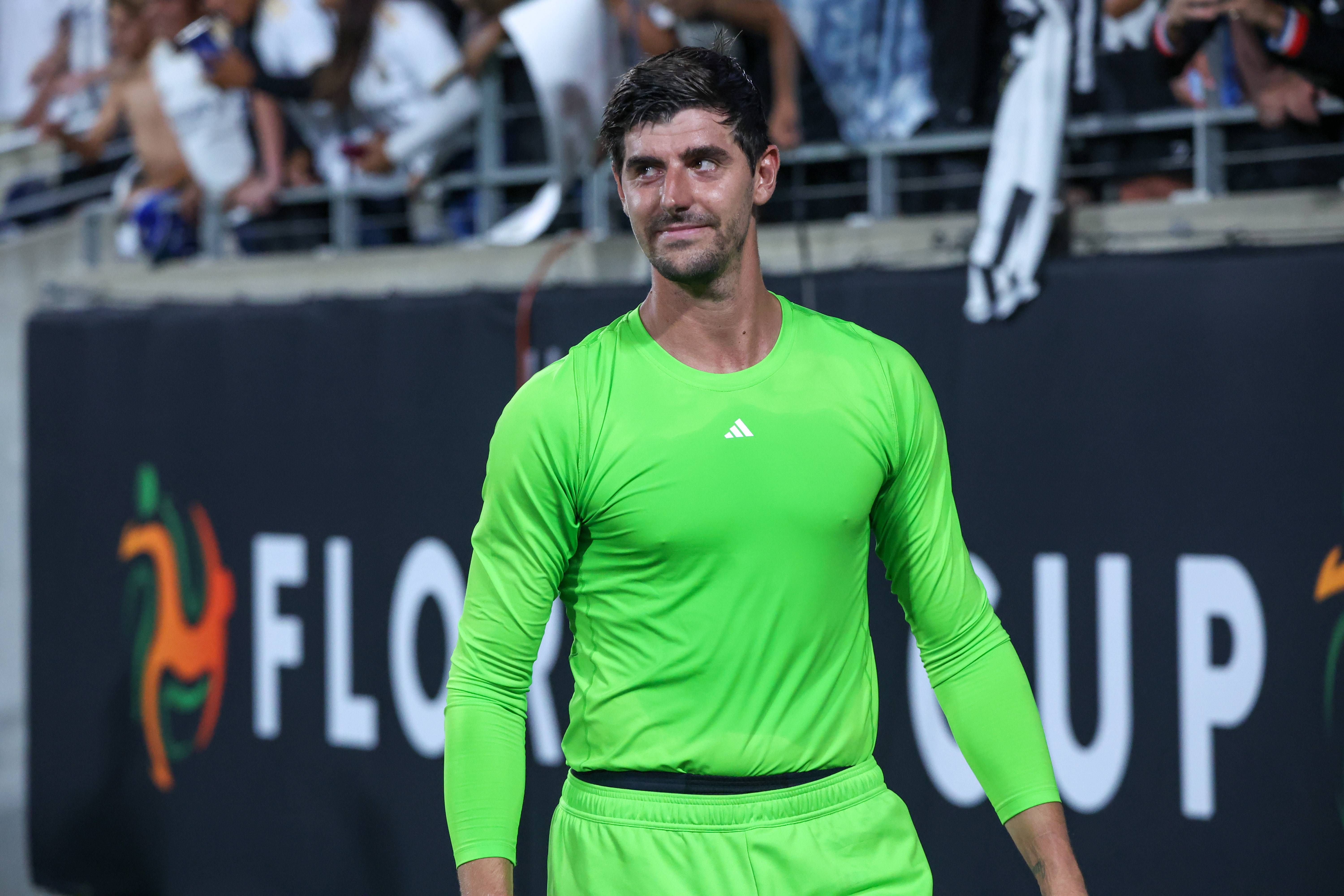 Courtois, tras un partido del Real Madrid en pretemporada (FOTO: Cordón Press).