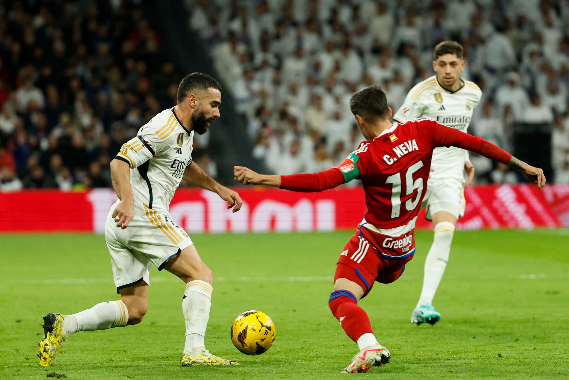  Dani Carvajal, durante el Real Madrid-Granada.