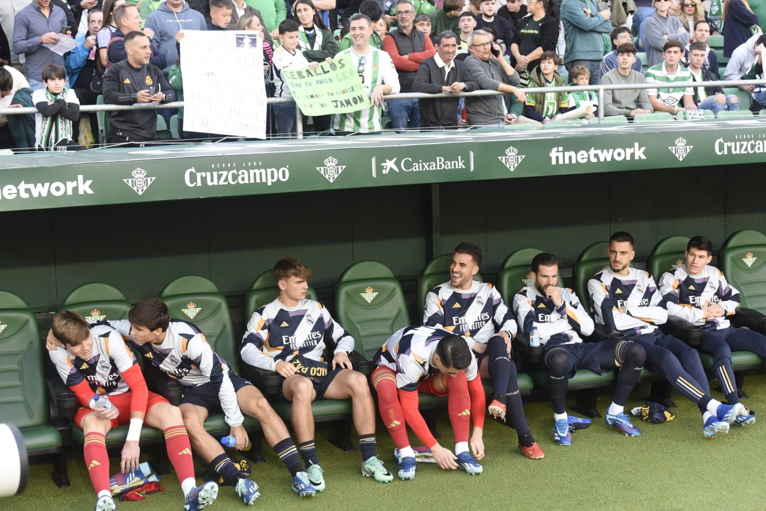  Dani Ceballos, en el Villamarín