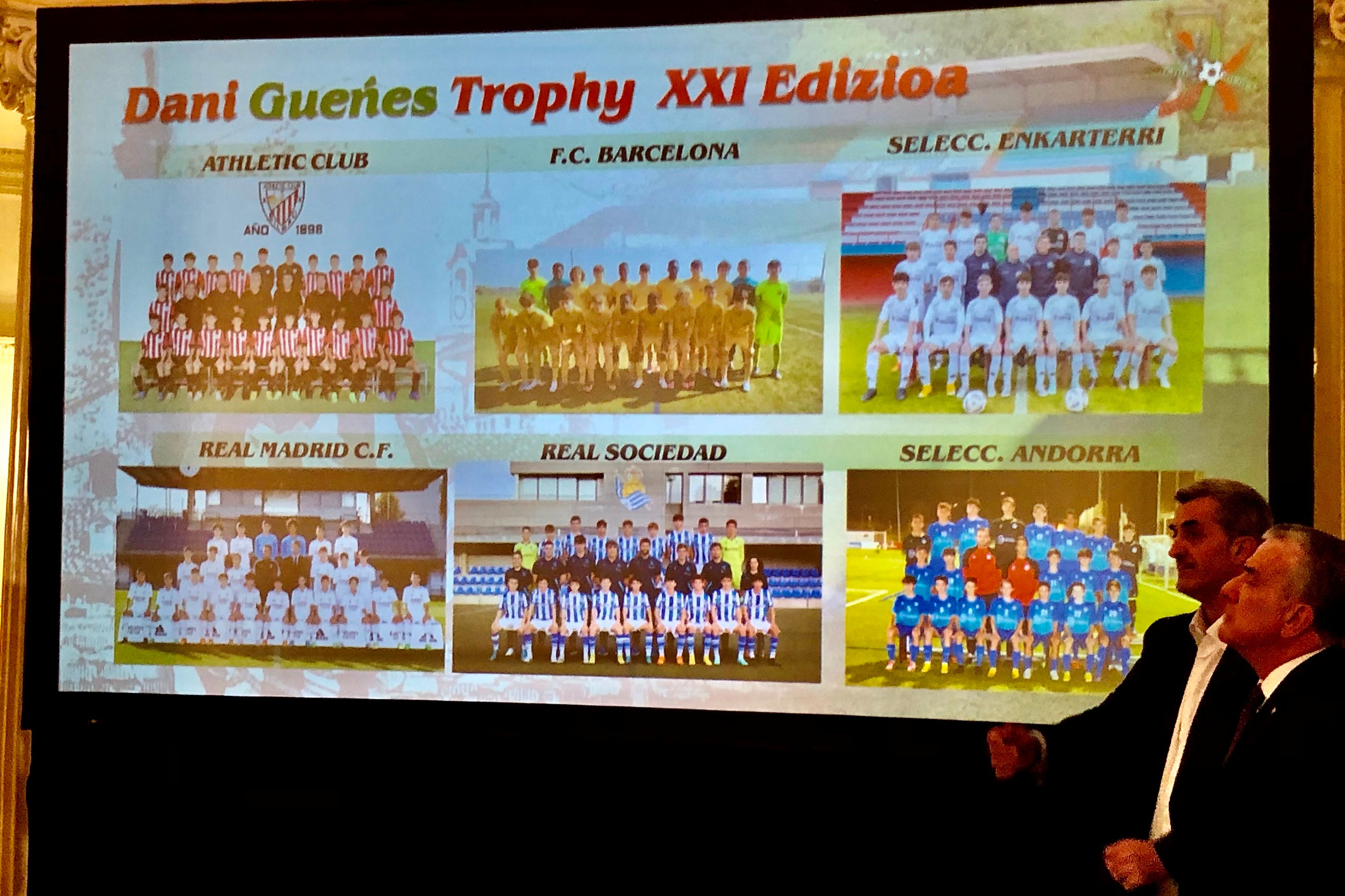 Los 6 equipos de la XXI edición del Dani Gueñes Trophy.