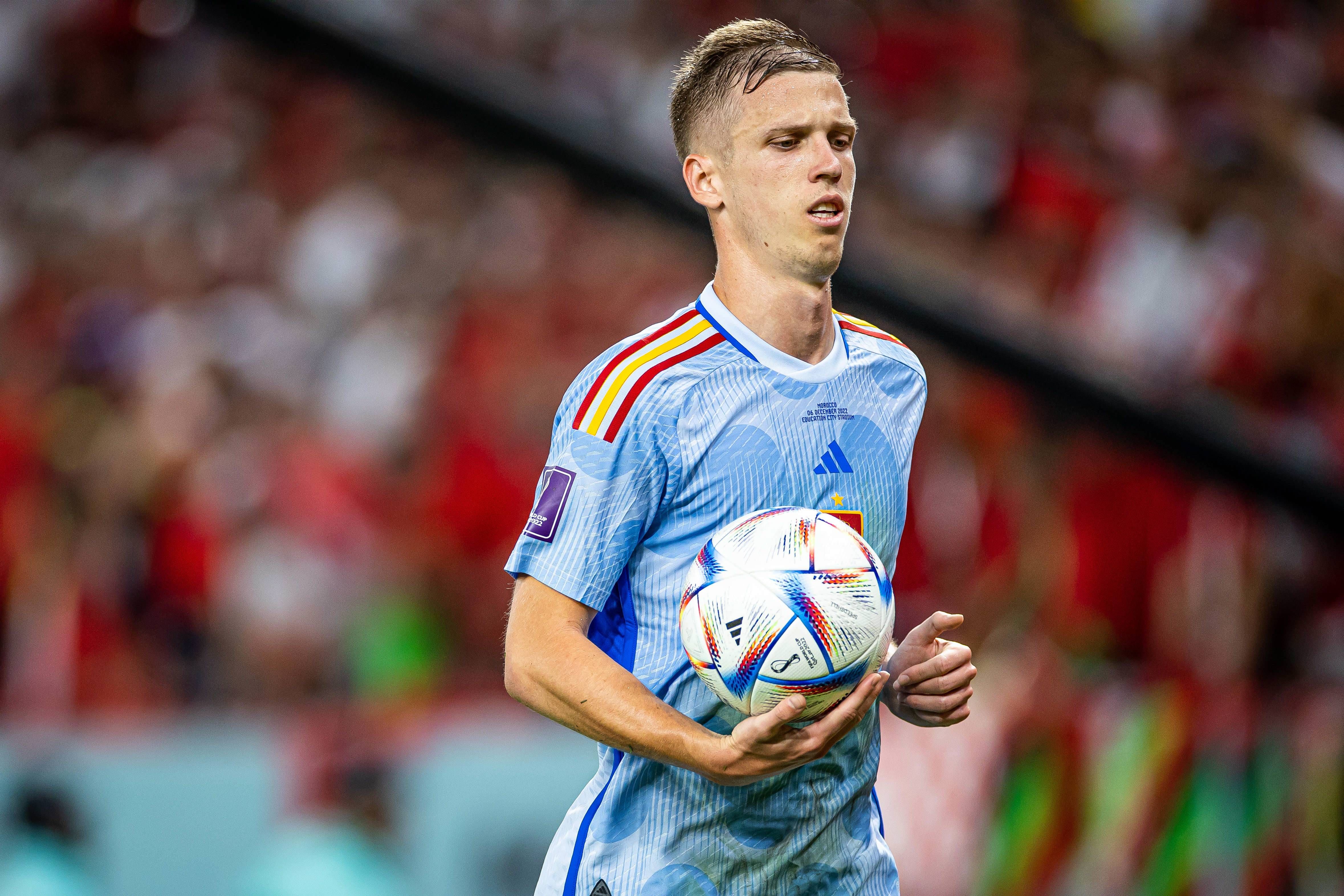  Dani Olmo en el Mundial de Qatar con la selección española.