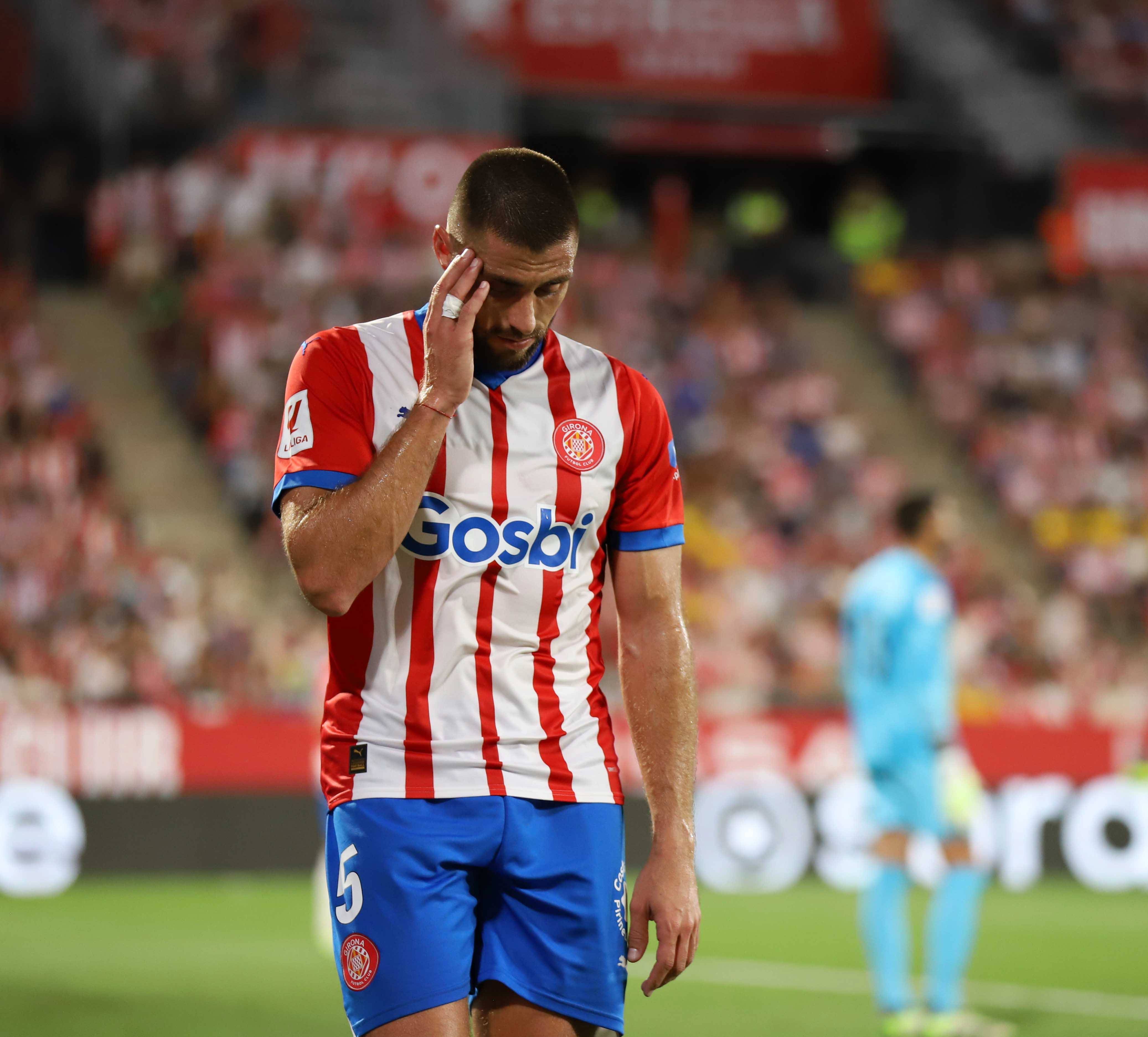  David López, en un partido con el Girona (Cordon Press)