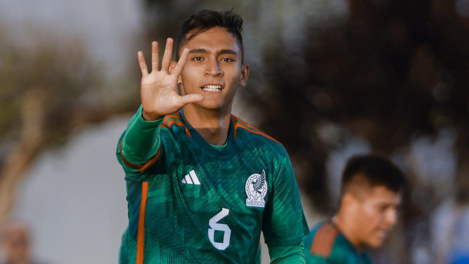  Fidel Ambriz con la selección de México sub 23.