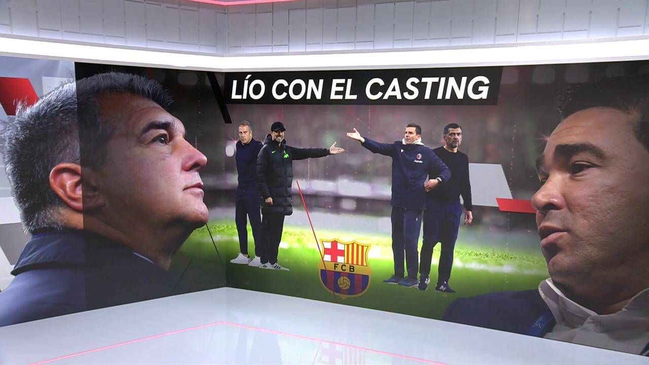 Deco y Laporta, con ideas distintas sobre el banquillo del Barça.