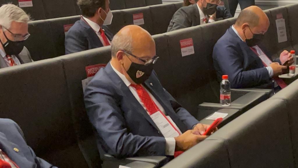 Del Nido Benavente, en la Junta de Accionistas del Sevilla de 2021.