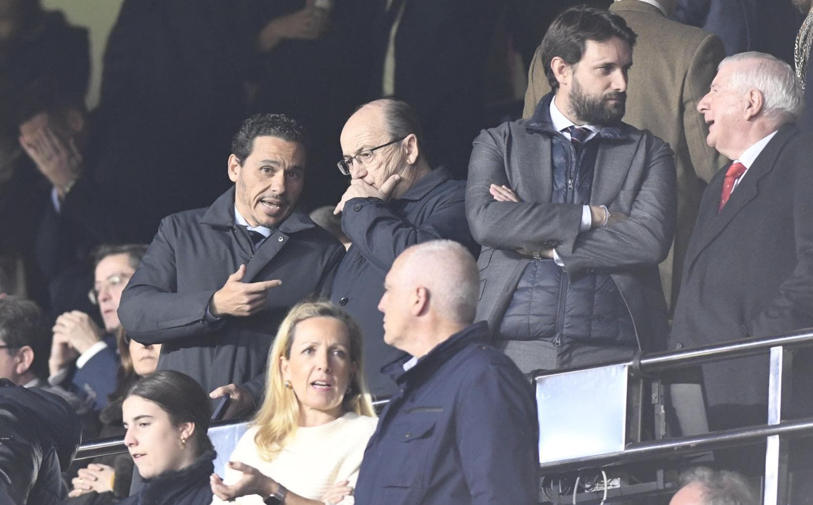 Del Nido Carrasco y Castro en el palco (Foto: Kiko Hurtado)