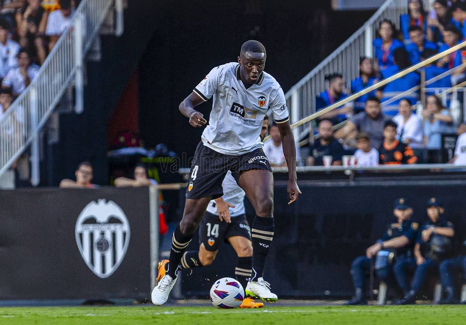 Diakhaby con el Valencia CF