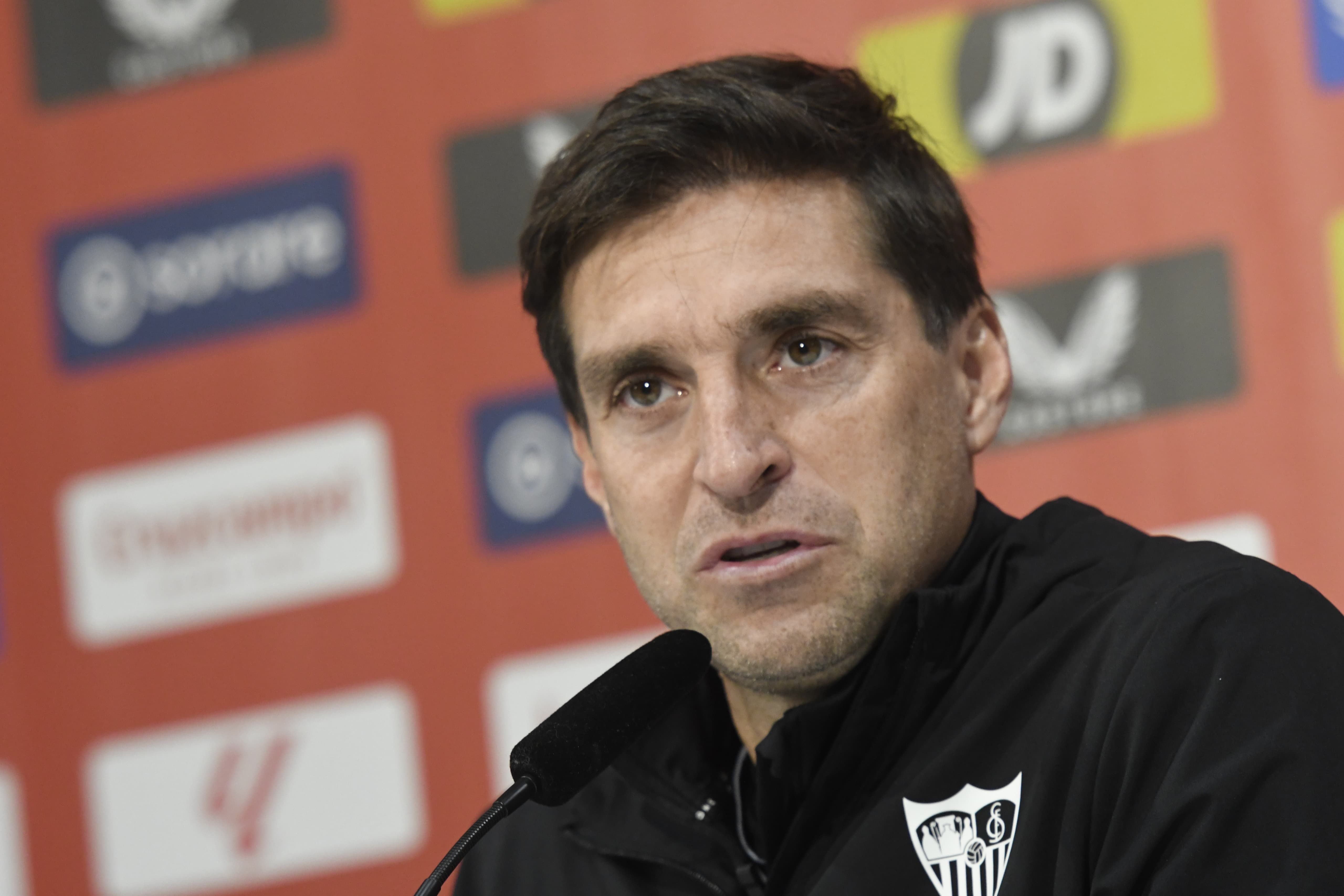 Diego Alonso, en sala de prensa