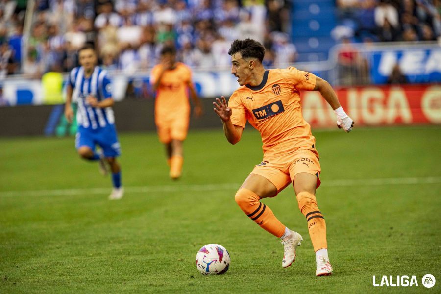  Diego López, durante el Alavés-Valencia.