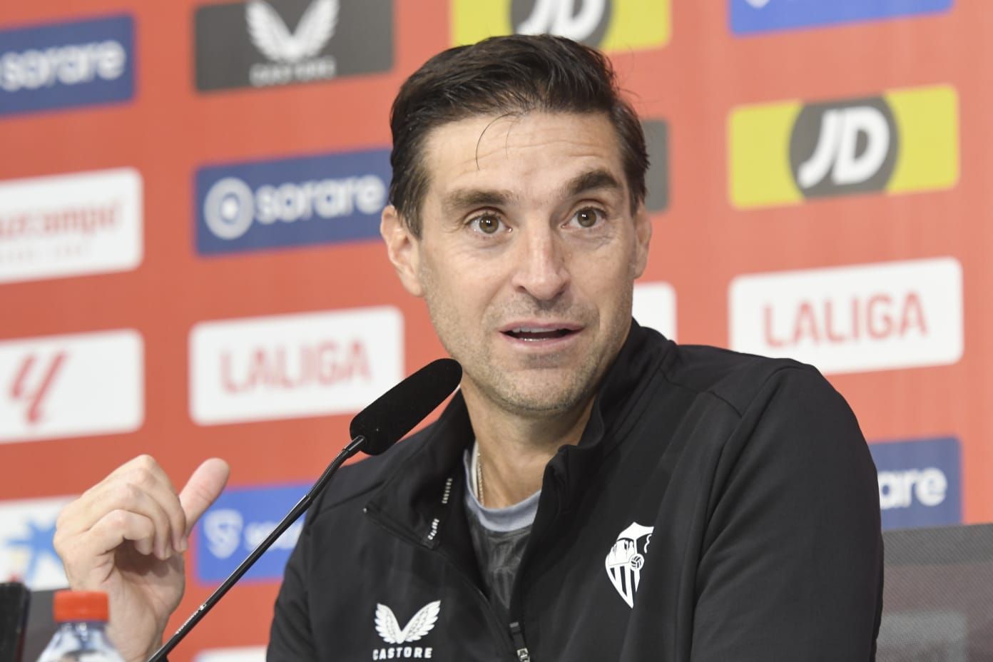 Diego Alonso, en la rueda de prensa previa al partido ante el Celta.