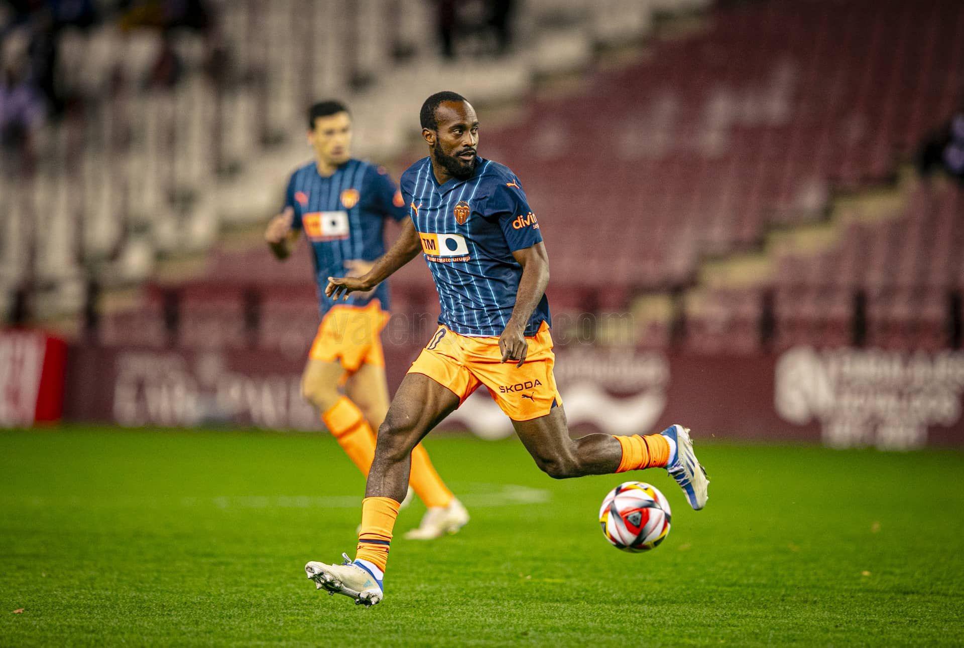 Dimitri Foulquier, ante la UD Logroñés.