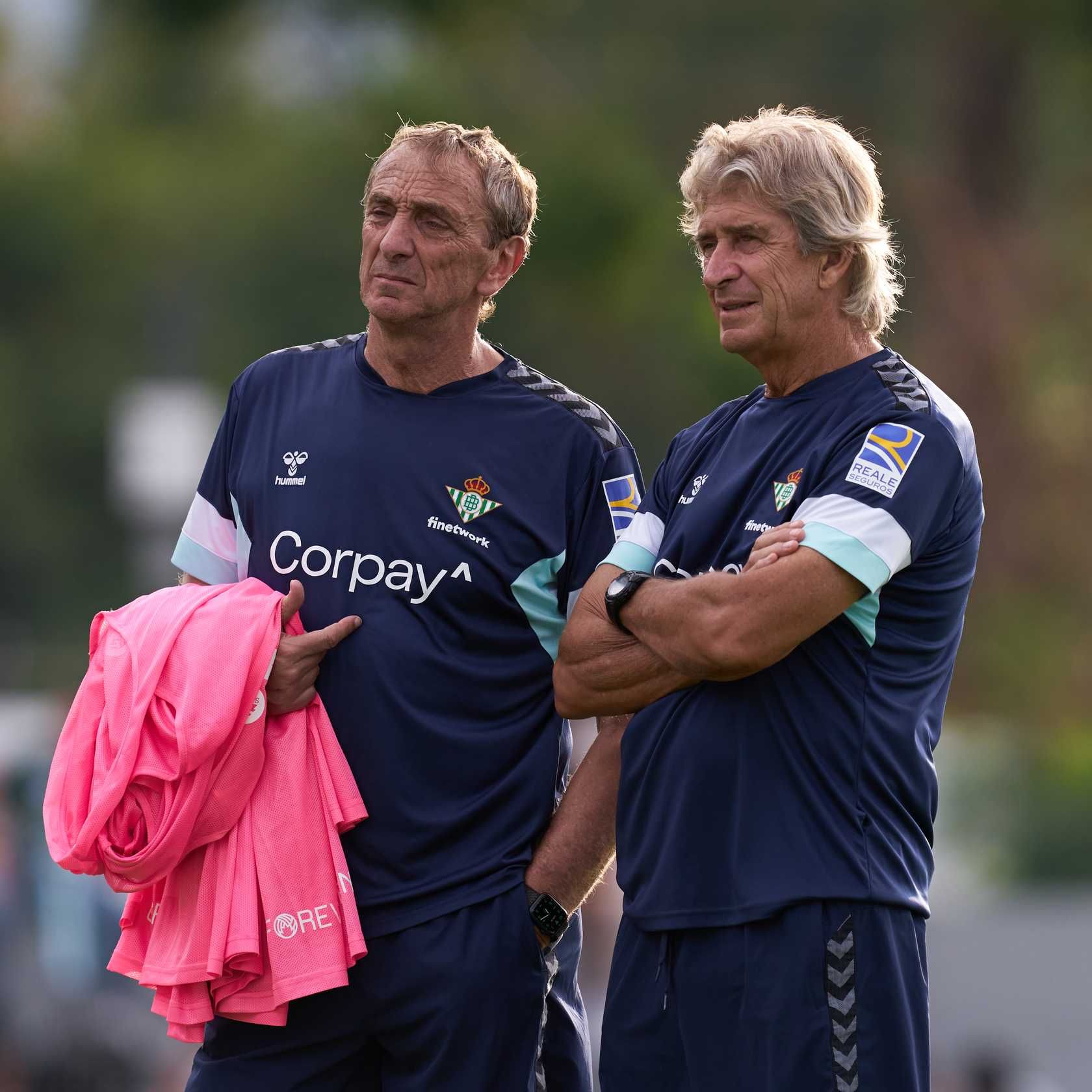 Pellegrini, entrenando en México.