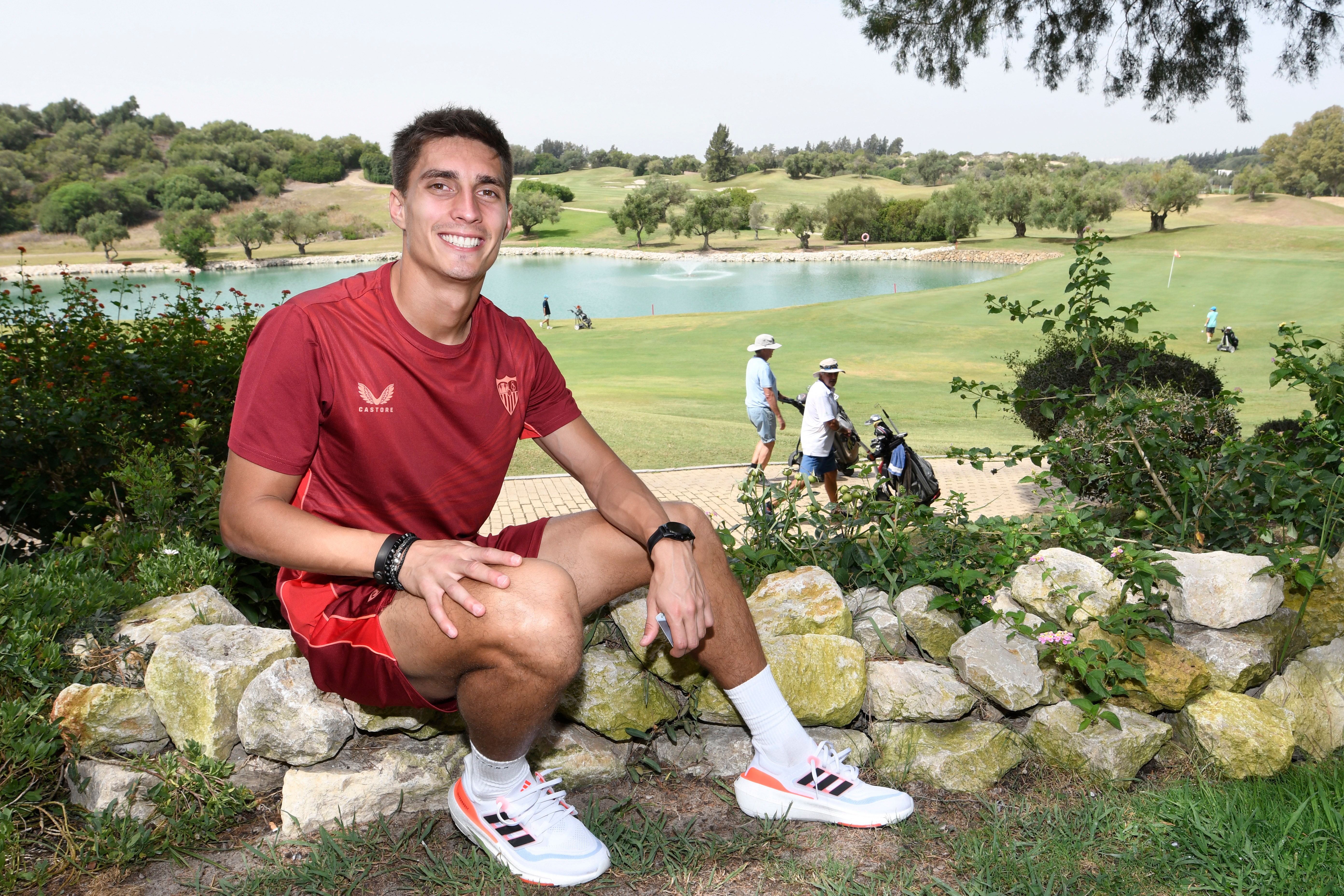  Fede Gattoni, durante la entrevista con ElDesmarque.