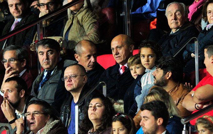 Del Nido Benavente, en el antepalco del Sánchez-Pizjuán.