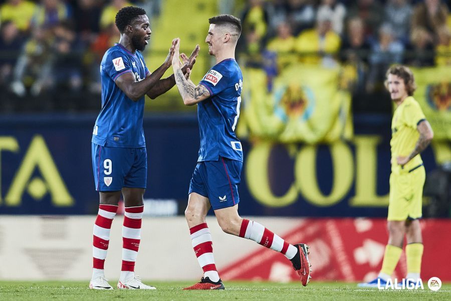 Iñaki y Sancet ante el Villarreal en La Cerámica (Foto: LaLiga)