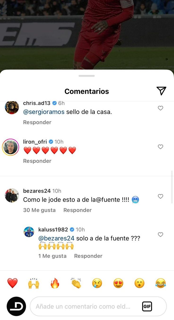  El comentario de Bezares a Sergio Ramos