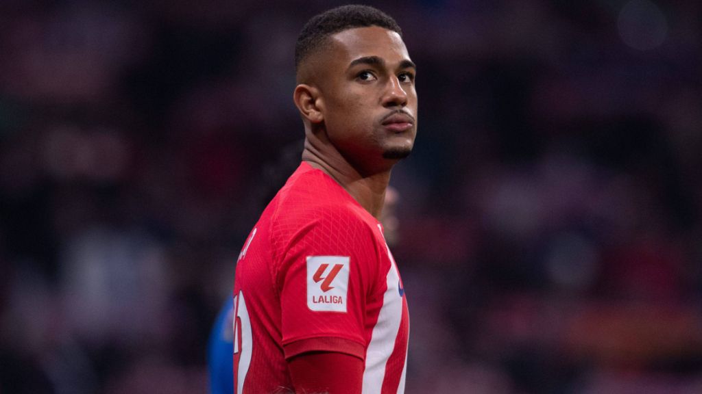  Samu Lino durante un partido con el Atlético de Madrid (Fuente: Cordon Press)