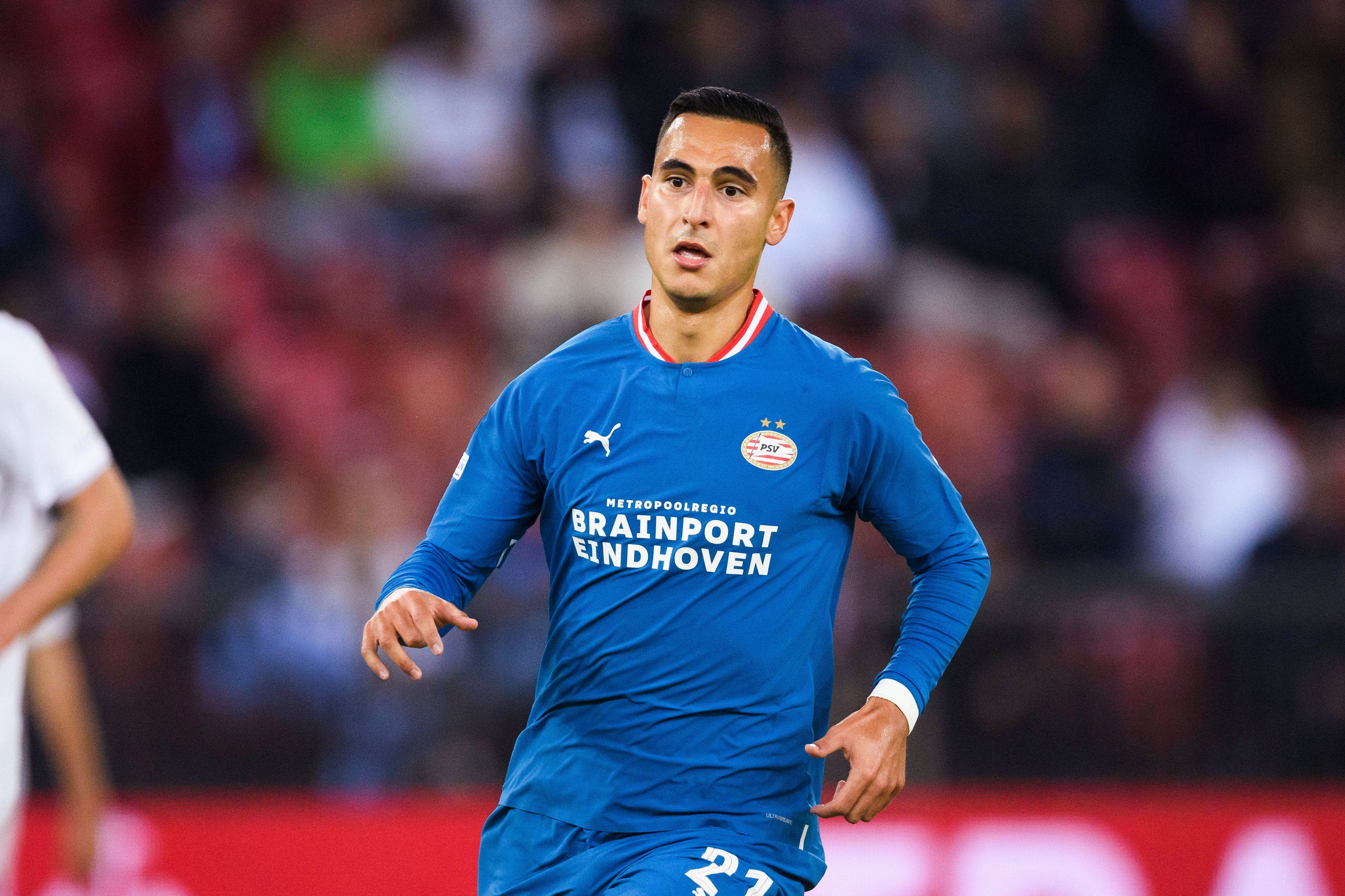  El Ghazi en su etapa en el PSV de Holanda.