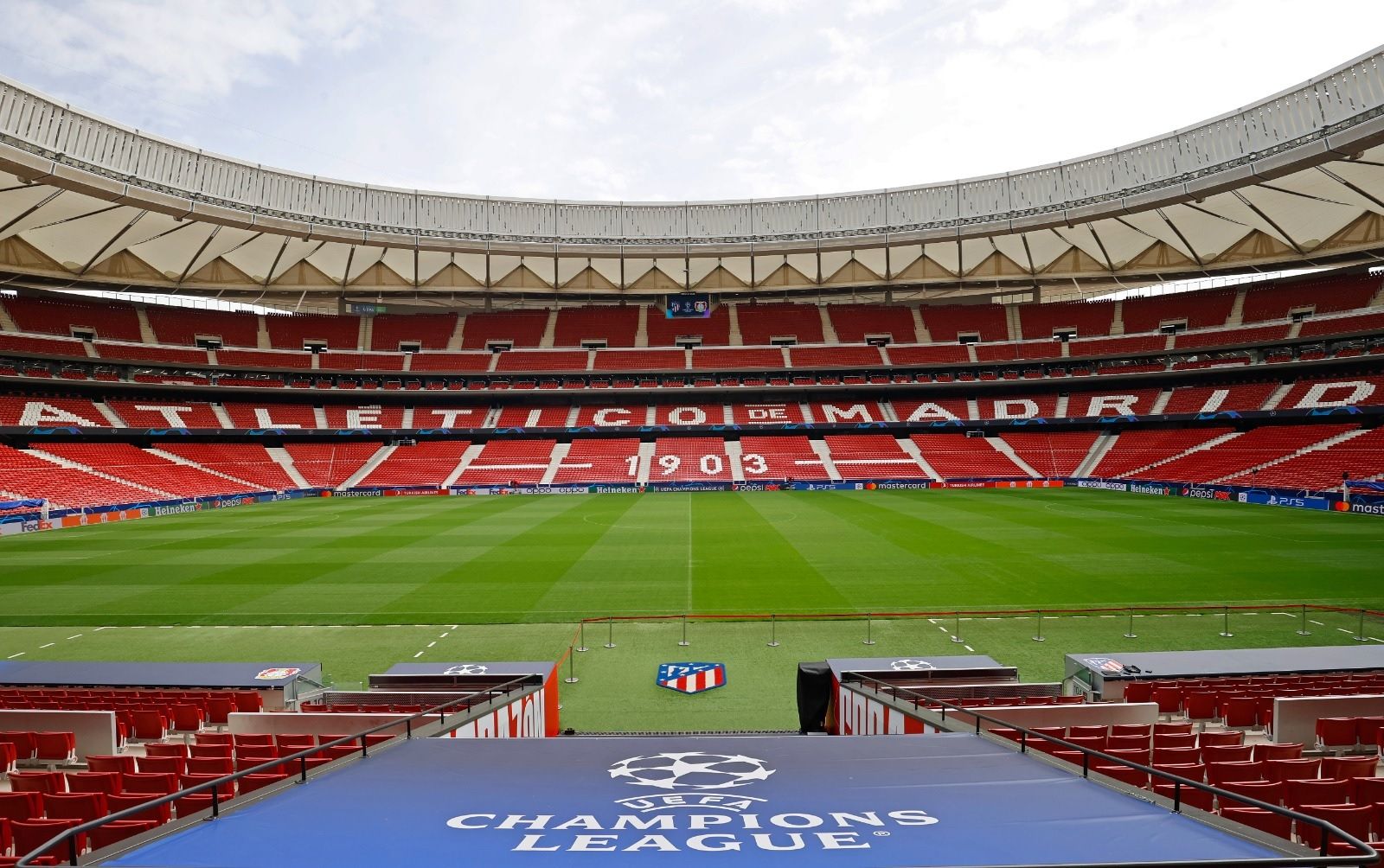 El Metropolitano, estadio del Atlético de Madrid, donde se jugará el Getafe-Rayo.