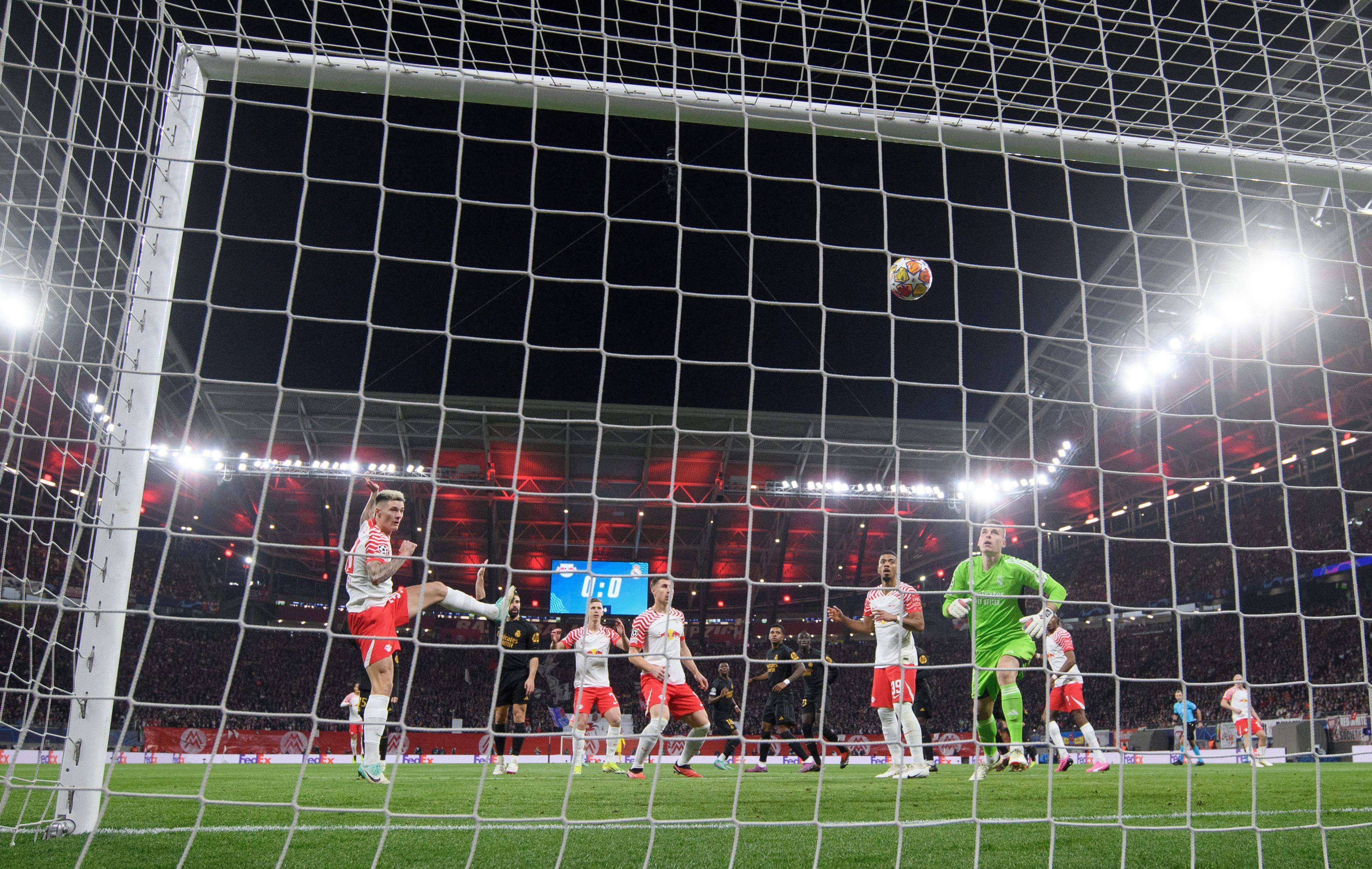  El momento en el que el Leipzig se adelanta en el marcador