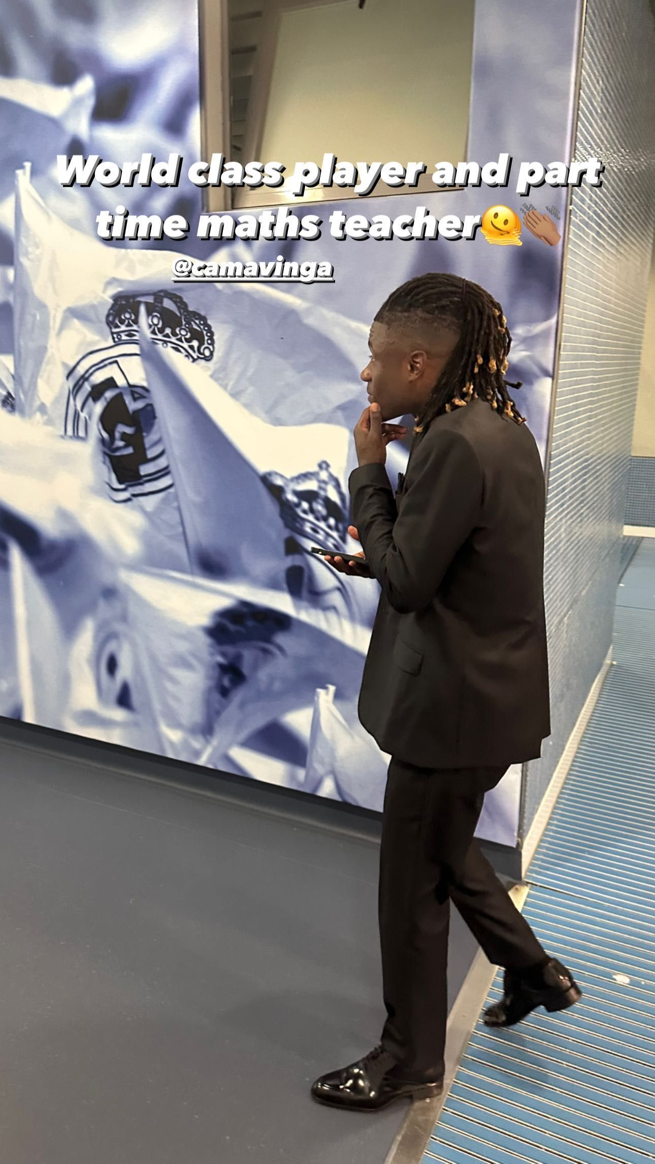  El vacile de Jude Bellingham a Camavinga por su renovación (@judebellingham)