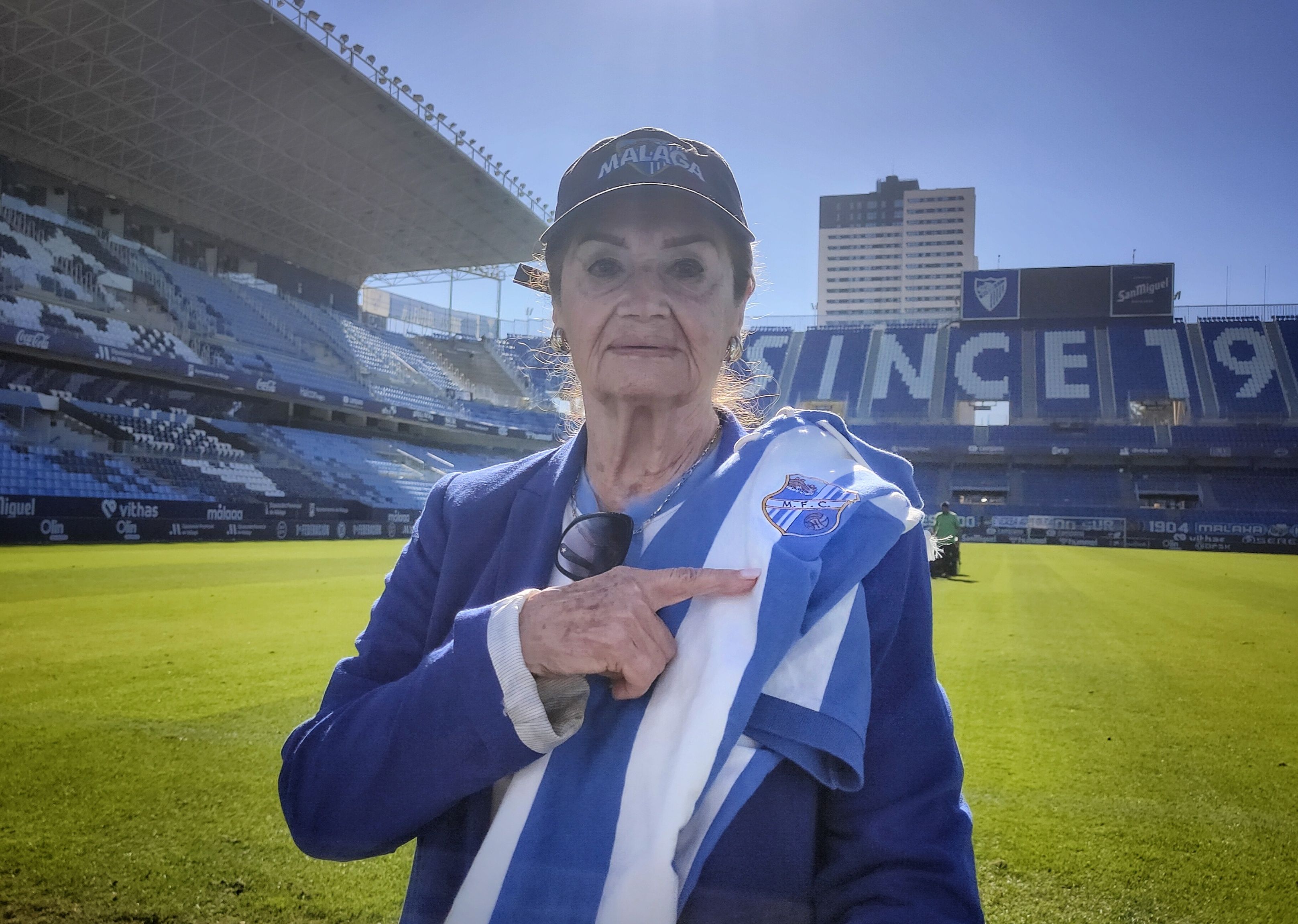  Encarnita Perraut, socia del Málaga desde la temporada 1957/58.