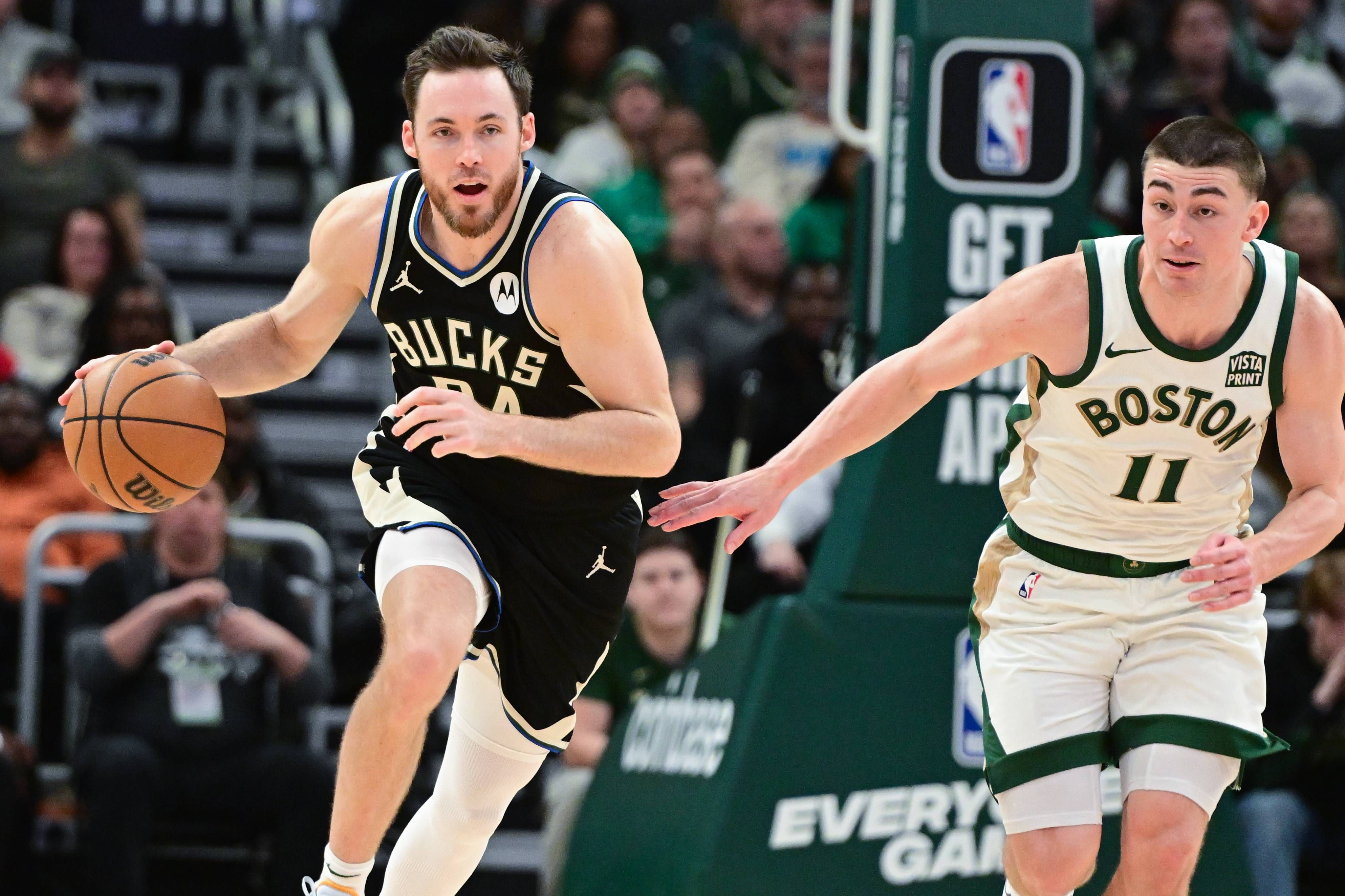 Encuentro de la NBA que la TNT cortó, el Bucks-Celtics. (foto; Cordon Press).