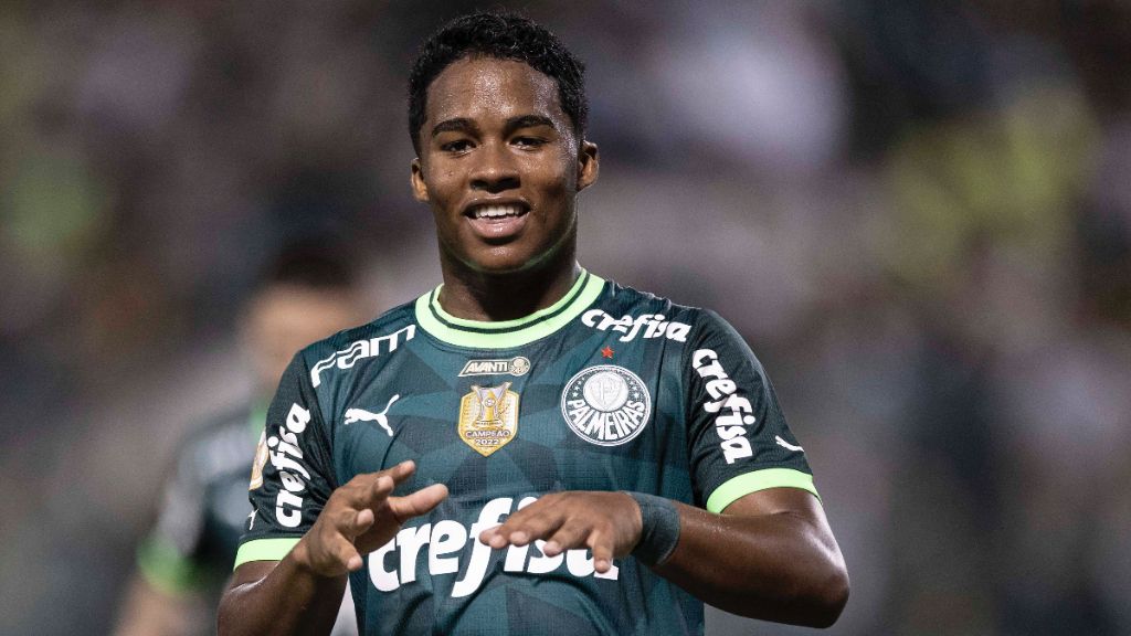  Endrick celebrando un gol (Fuente: Cordon Press)