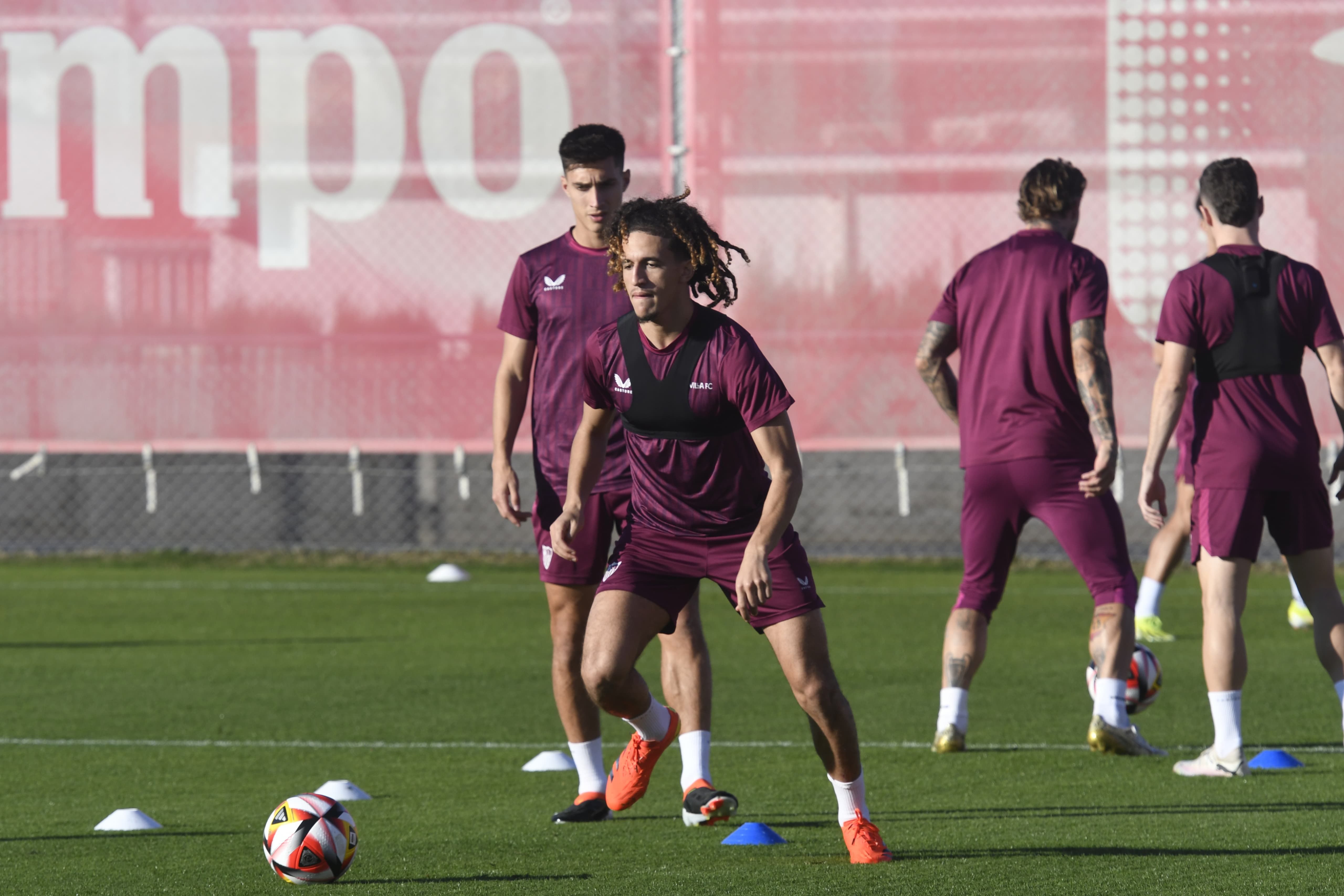 Hannibal, ausente en la convocatoria del Sevilla, en la sesión de este miércoles.