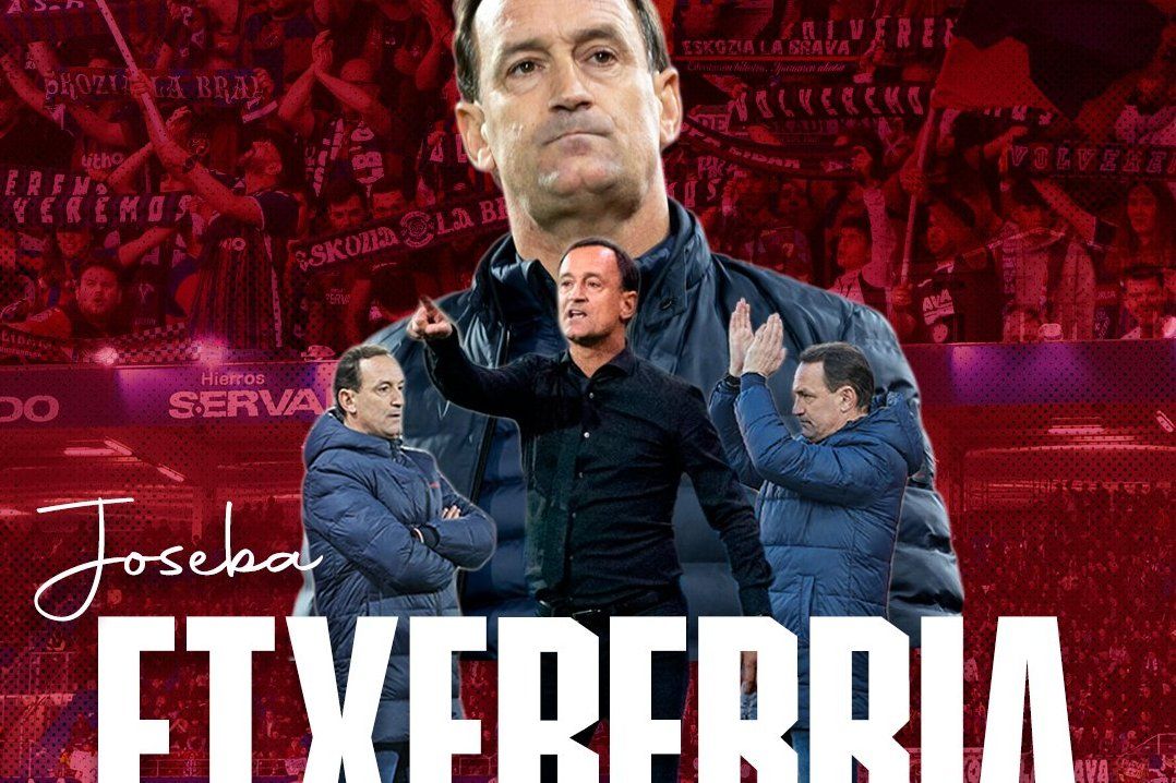  Joseba Etxeberria se hace cargo de la SD Eibar, supliendo a Gaizka Garitano.