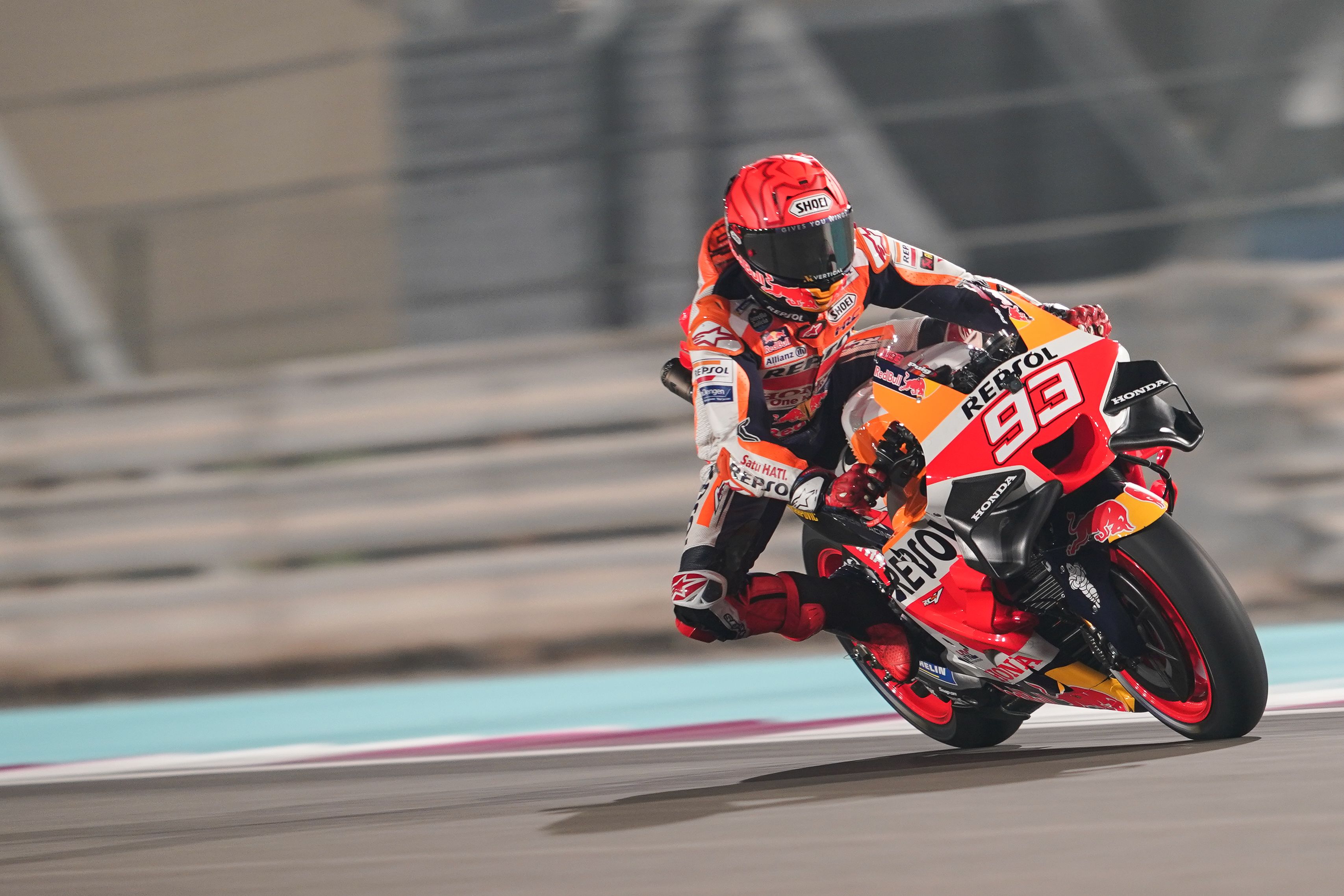  Marc Márquez, en el GP de Qatar.