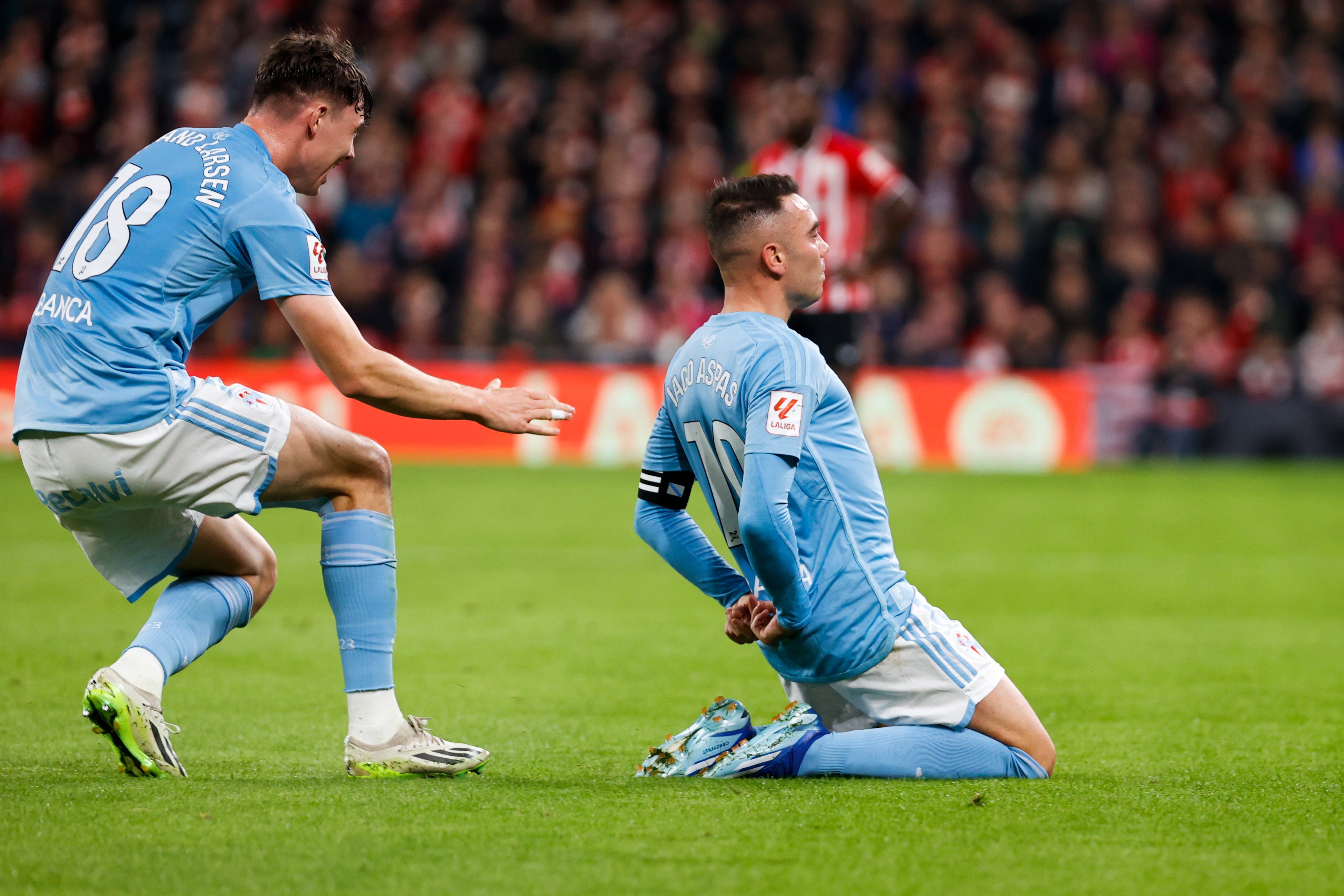  Gol de Iago Aspas ante el Athletic en San Mamés.