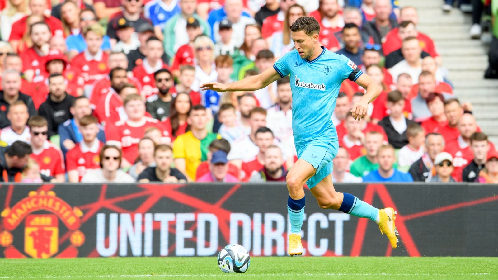  Óscar De Marcos, en el amistoso del Athletic Club ante el Manchester United empatado en Dublín.