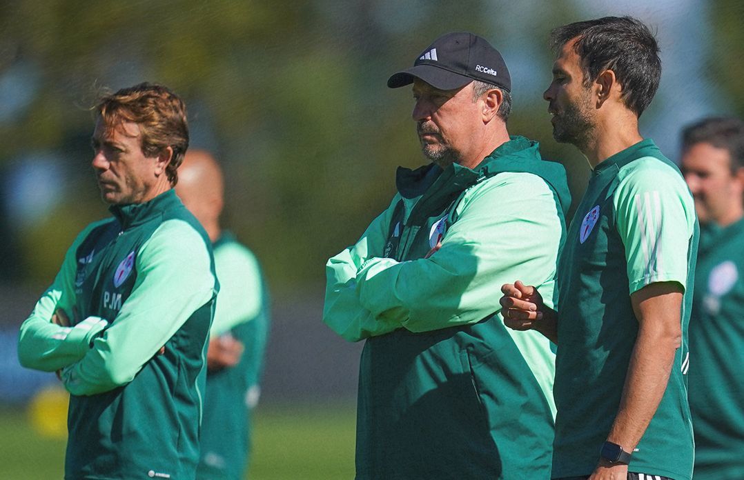  Rafa Benítez en Afouteza.